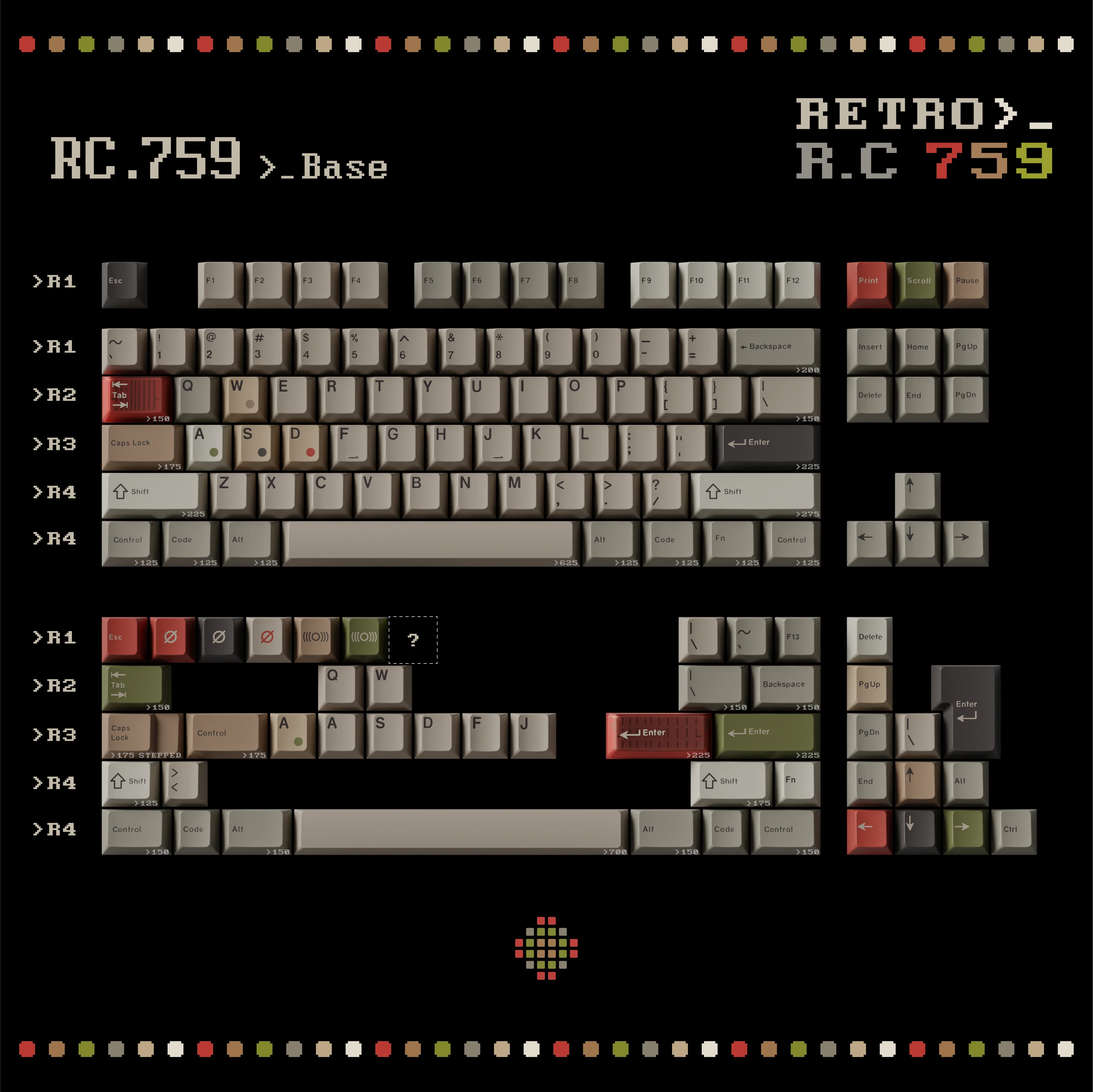 KEYKOBO R.C 759 ABS DOUBLE-SHOT KEYCAP SET PRE-ORDER - Image 6