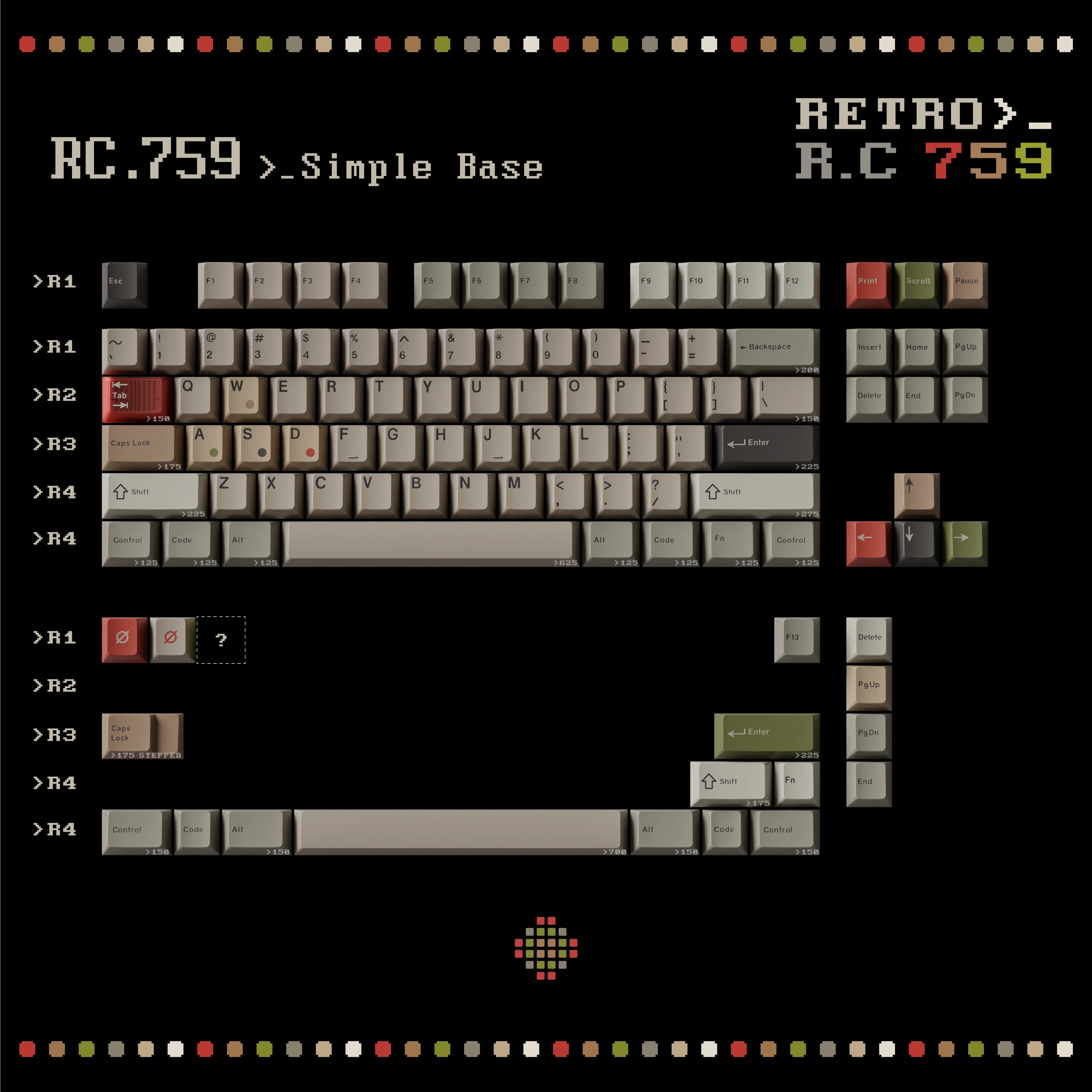 KEYKOBO R.C 759 ABS DOUBLE-SHOT KEYCAP SET PRE-ORDER - Image 7