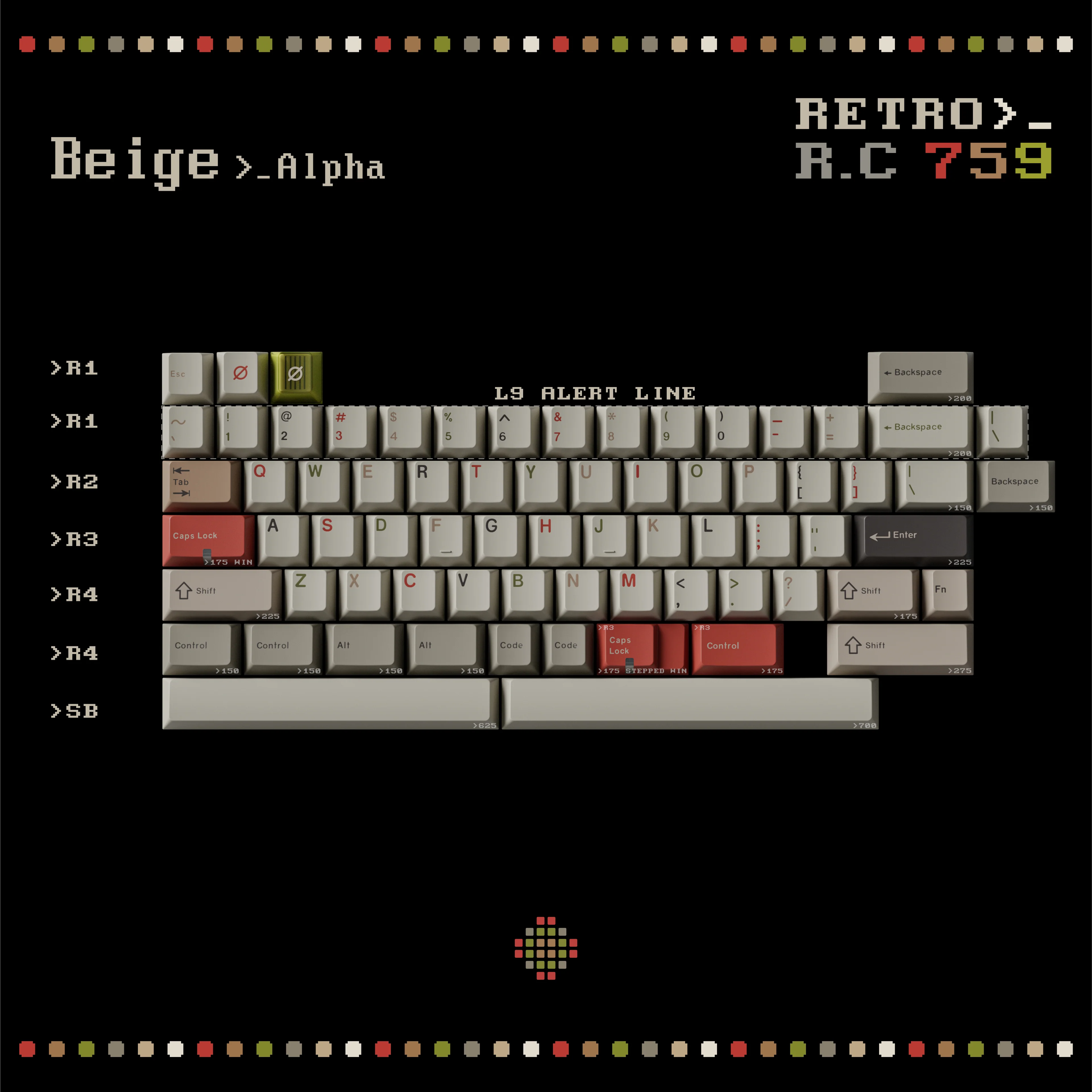 KEYKOBO R.C 759 ABS DOUBLE-SHOT KEYCAP SET PRE-ORDER - Image 8