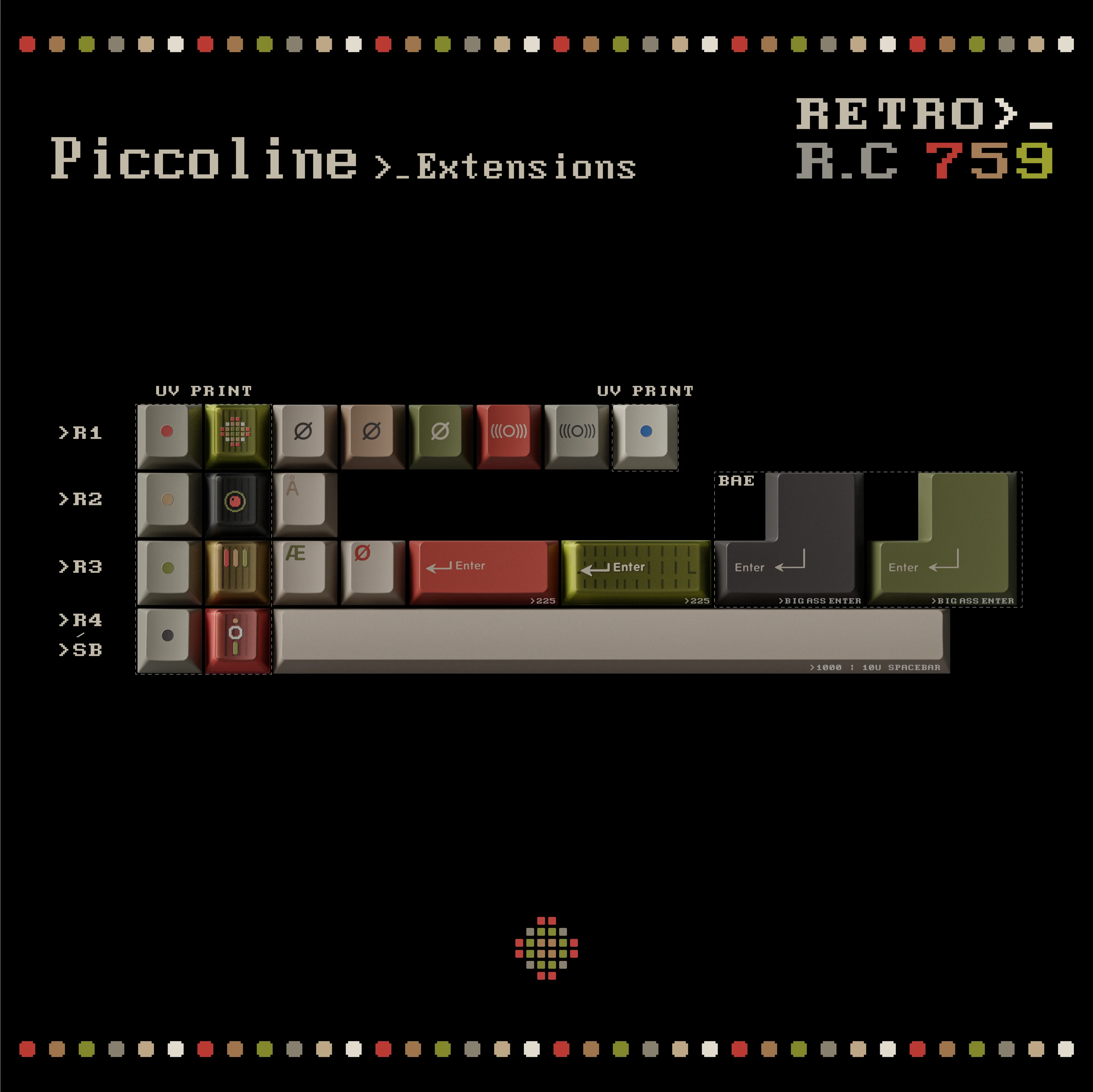 KEYKOBO R.C 759 ABS DOUBLE-SHOT KEYCAP SET PRE-ORDER - Image 9