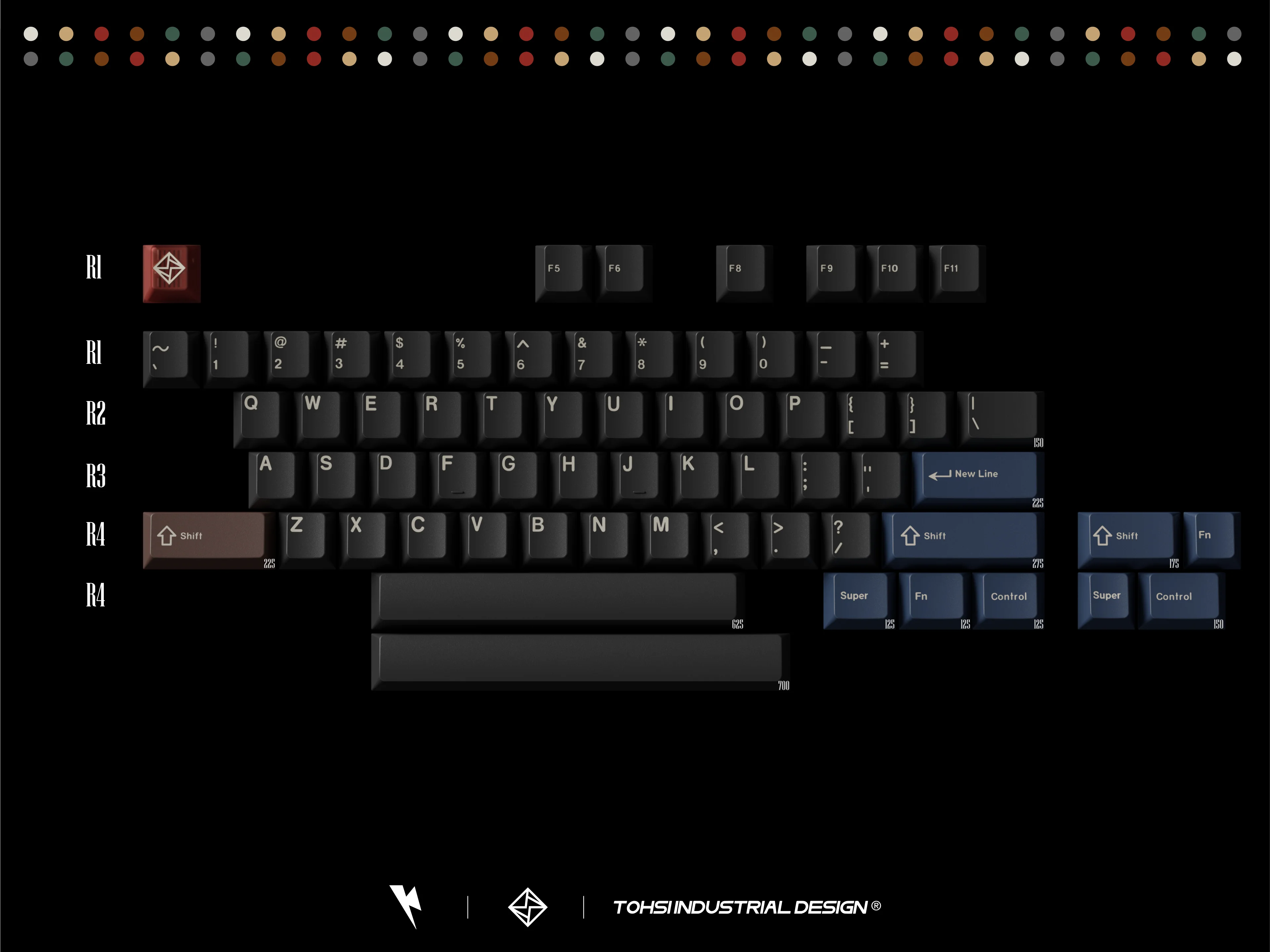 KEYKOBO RETRO MIXED LIGHTS KEYCAP SET R2 INSTOCK - Image 13