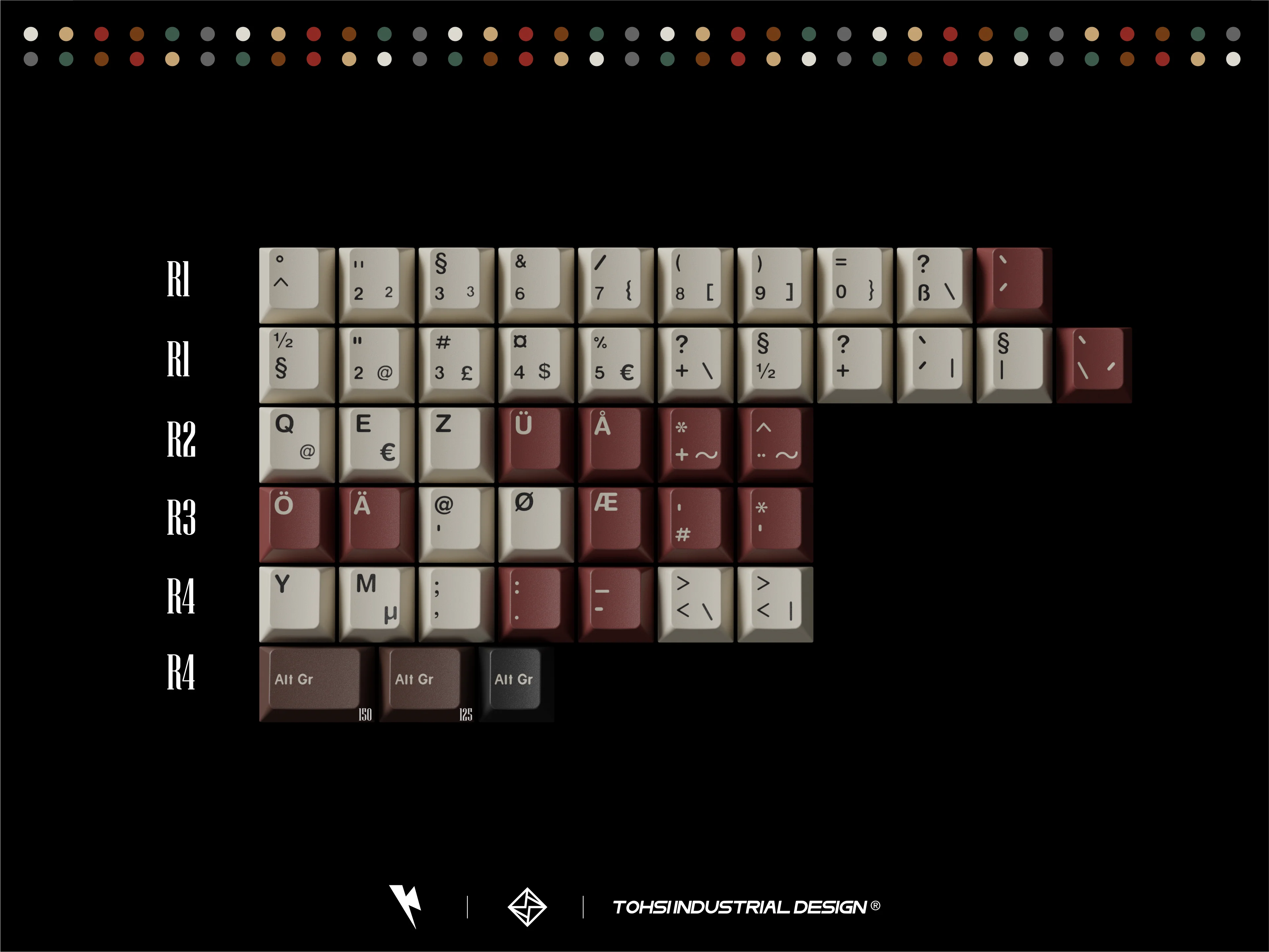 KEYKOBO RETRO MIXED LIGHTS KEYCAP SET R2 INSTOCK - Image 18
