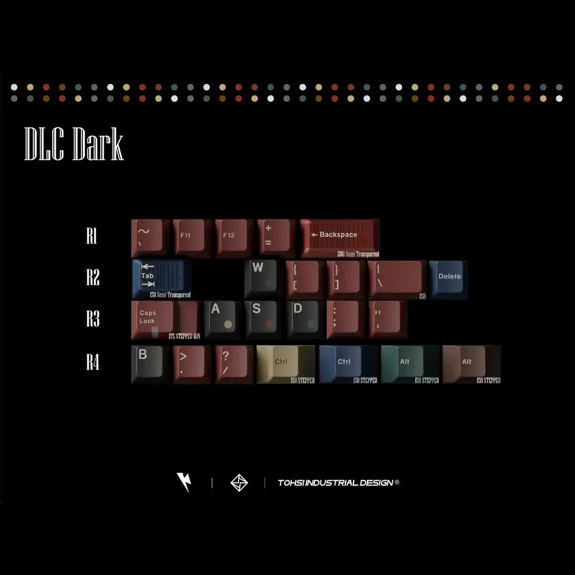 KEYKOBO RETRO MIXED LIGHTS KEYCAP SET R2 INSTOCK - Image 21