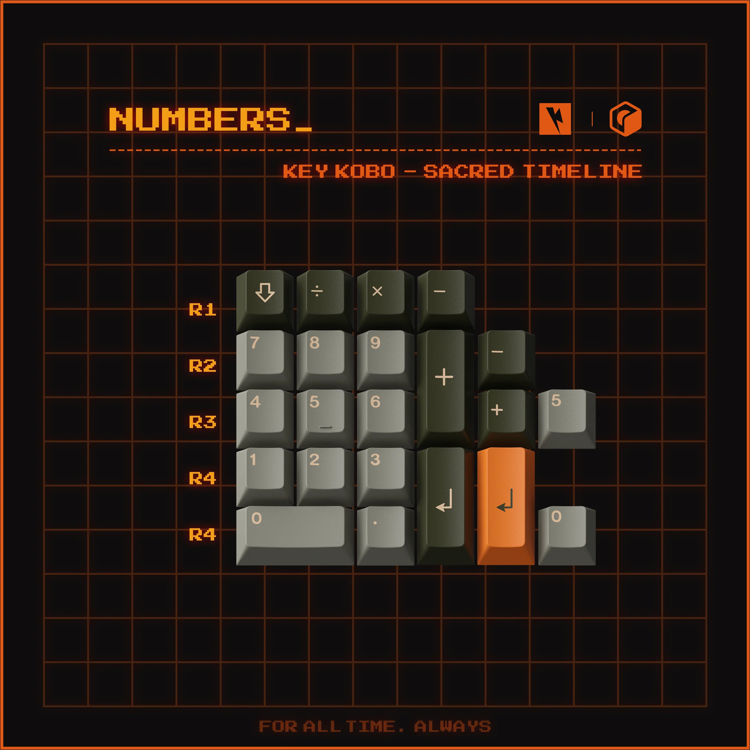 KEYKOBO SACRED TIMELINE ABS DOUBLE-SHOT KEYCAP SET - Image 10