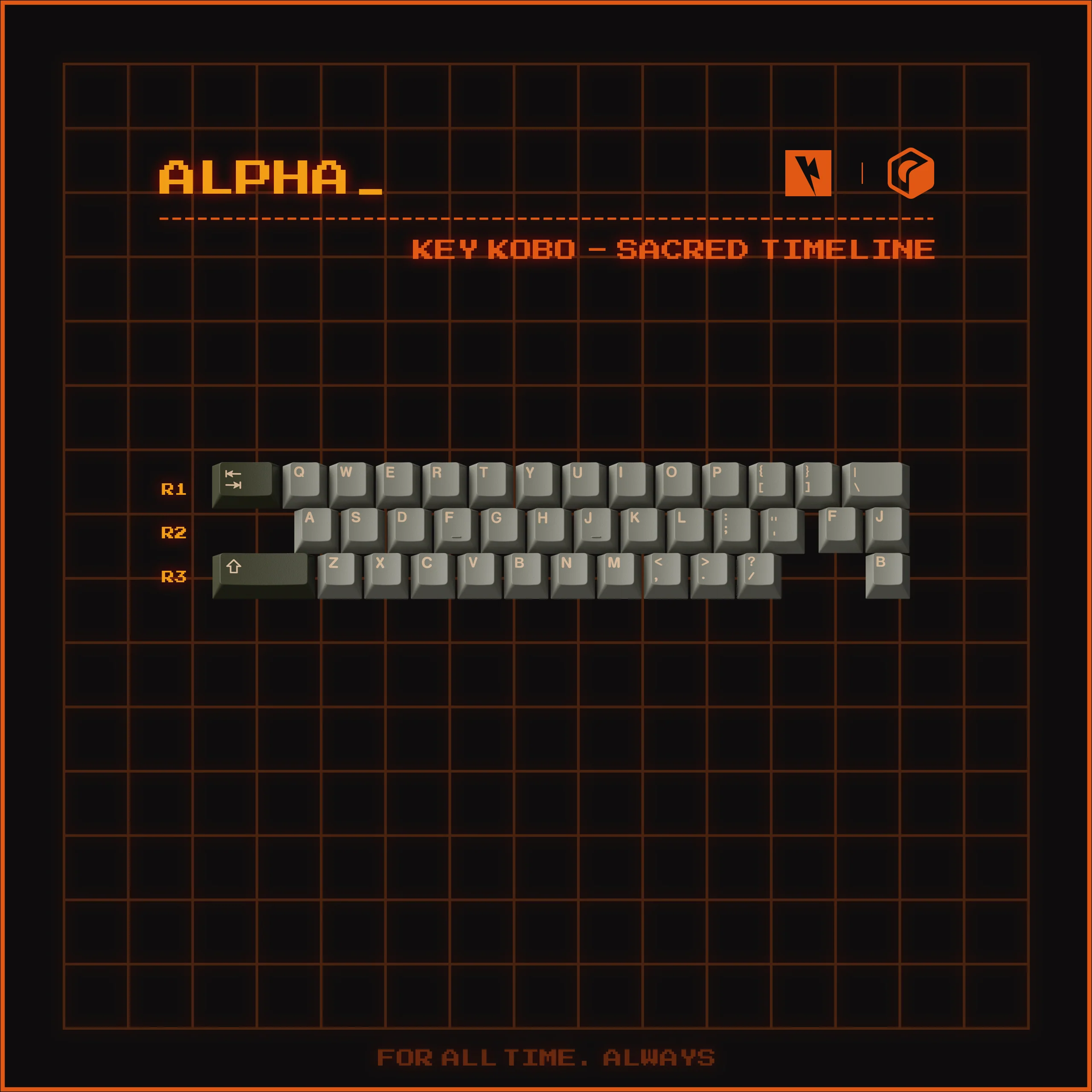 KEYKOBO SACRED TIMELINE ABS DOUBLE-SHOT KEYCAP SET - Image 7