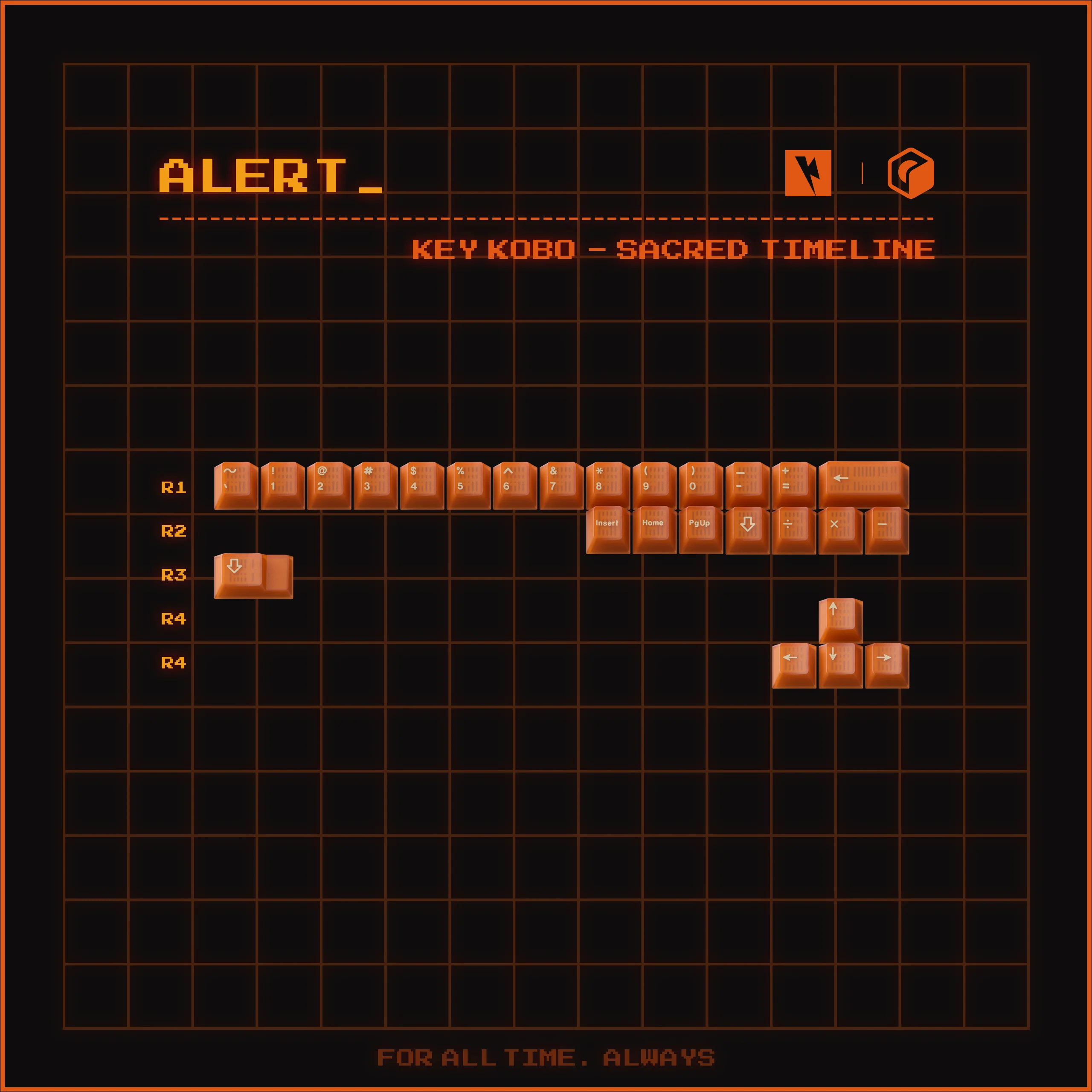 KEYKOBO SACRED TIMELINE ABS DOUBLE-SHOT KEYCAP SET - Image 8