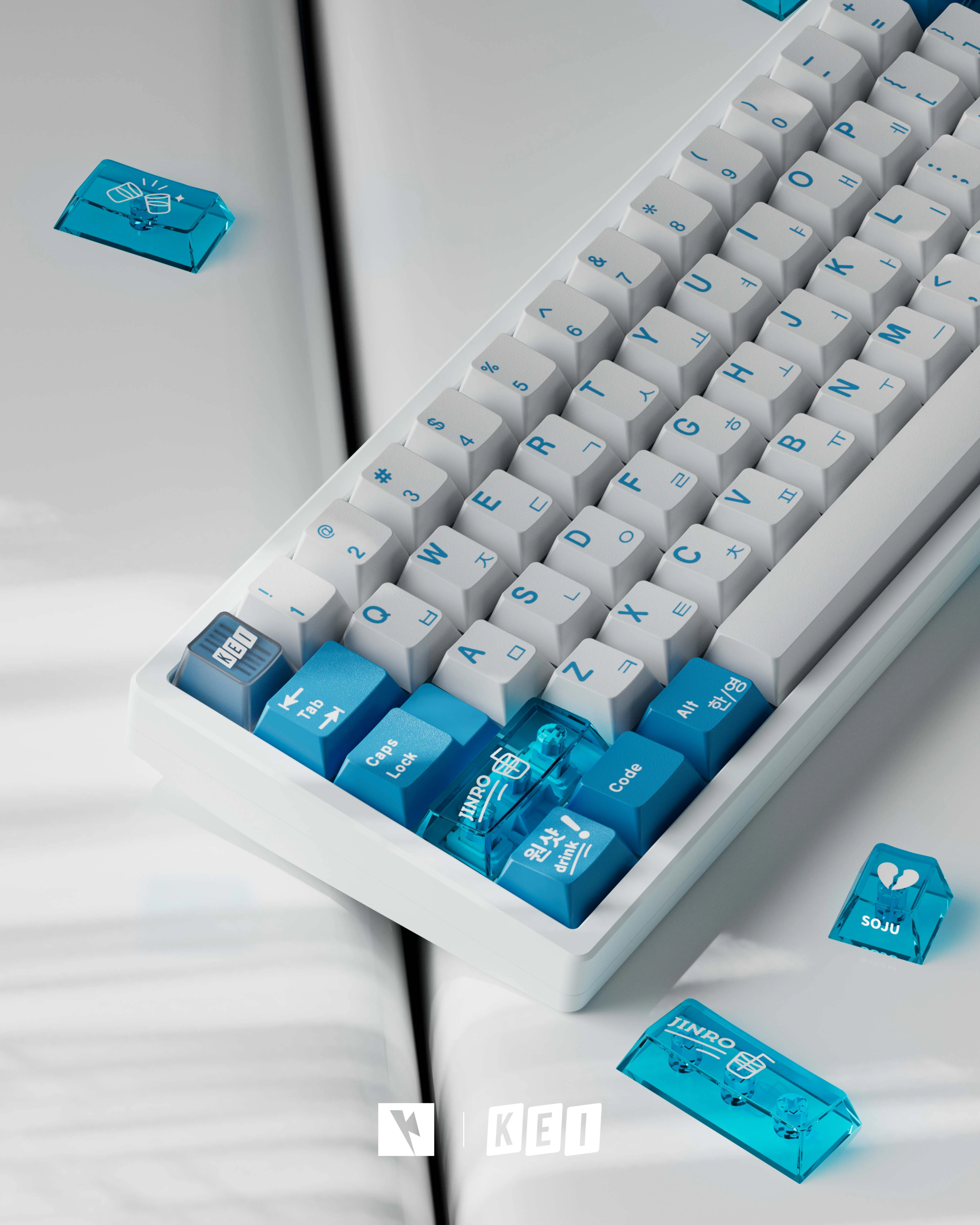 KEYKOBO SOJU ABS DOUBLE-SHOT KEYCAP SET R2 - Image 12