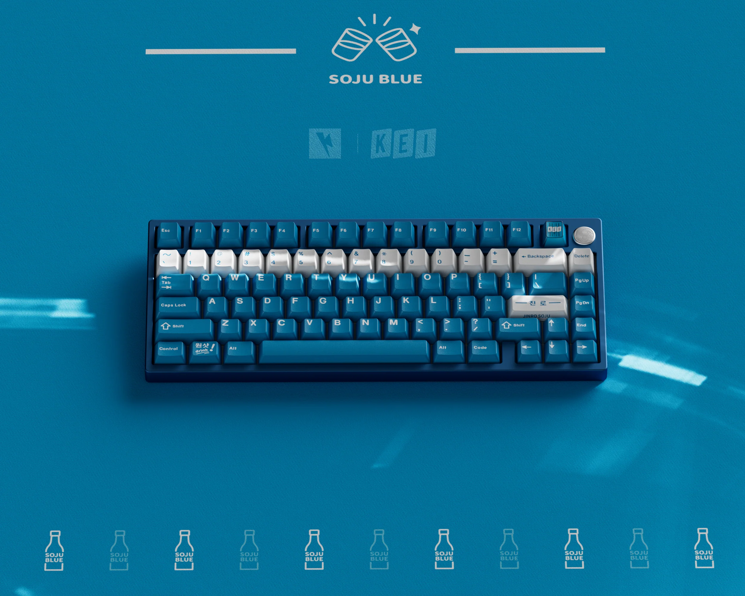 KEYKOBO SOJU ABS DOUBLE-SHOT KEYCAP SET R2 - Image 21