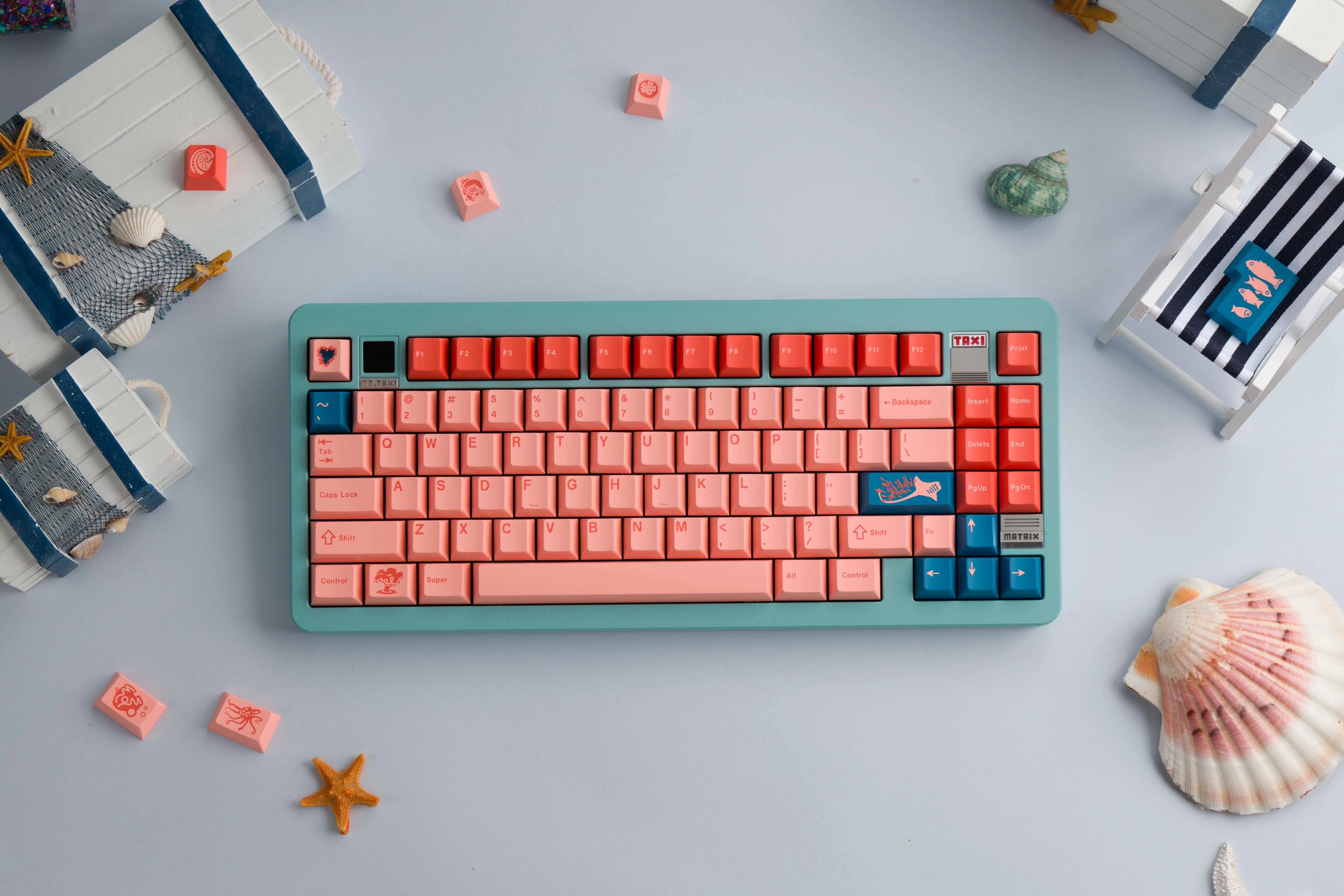 KEYKOBO THE GREAT BARRIER REEF ABS DOUBLE-SHOT KEYCAP SET