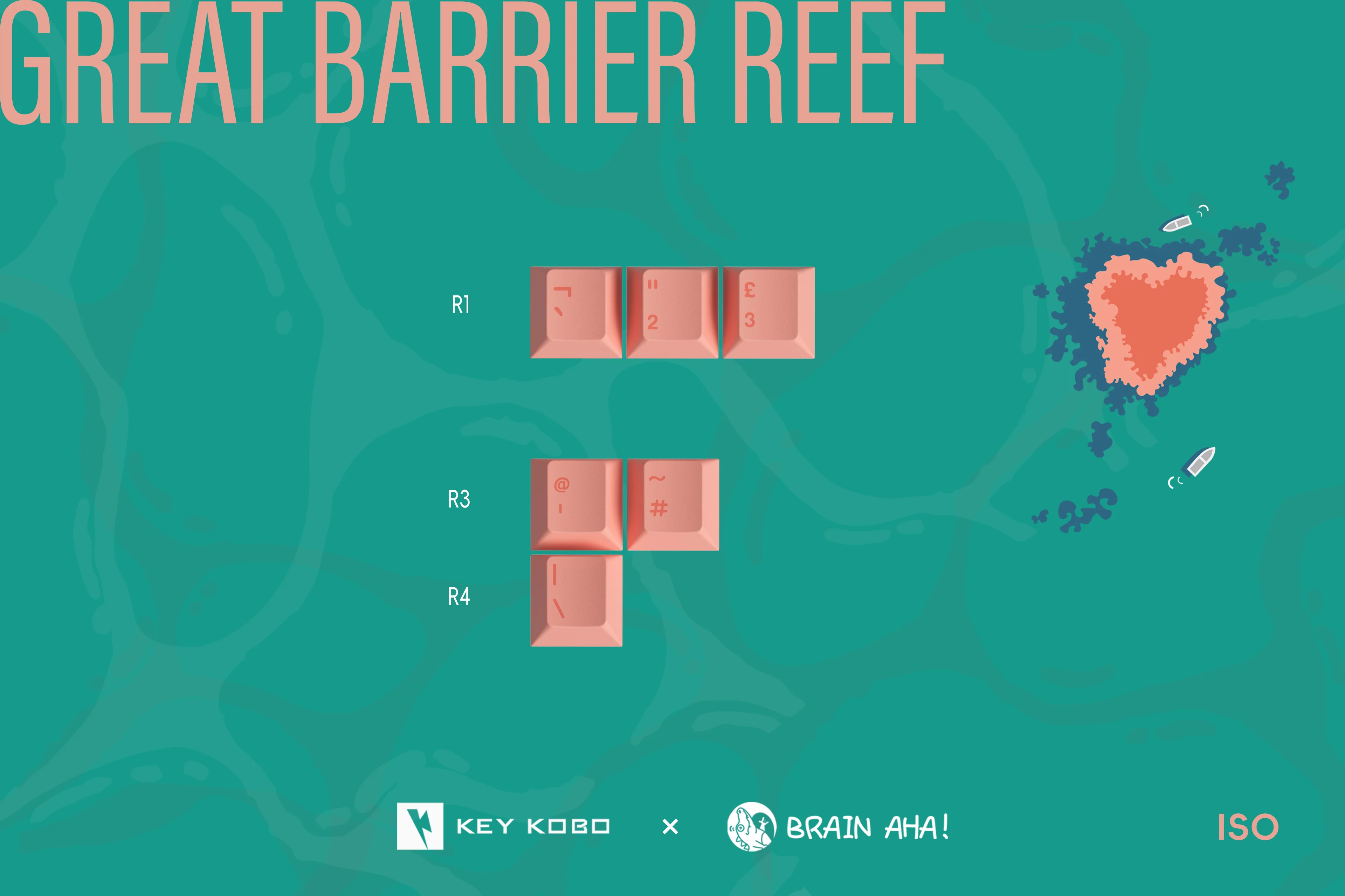 KEYKOBO THE GREAT BARRIER REEF ABS DOUBLE-SHOT KEYCAP SET - Image 14