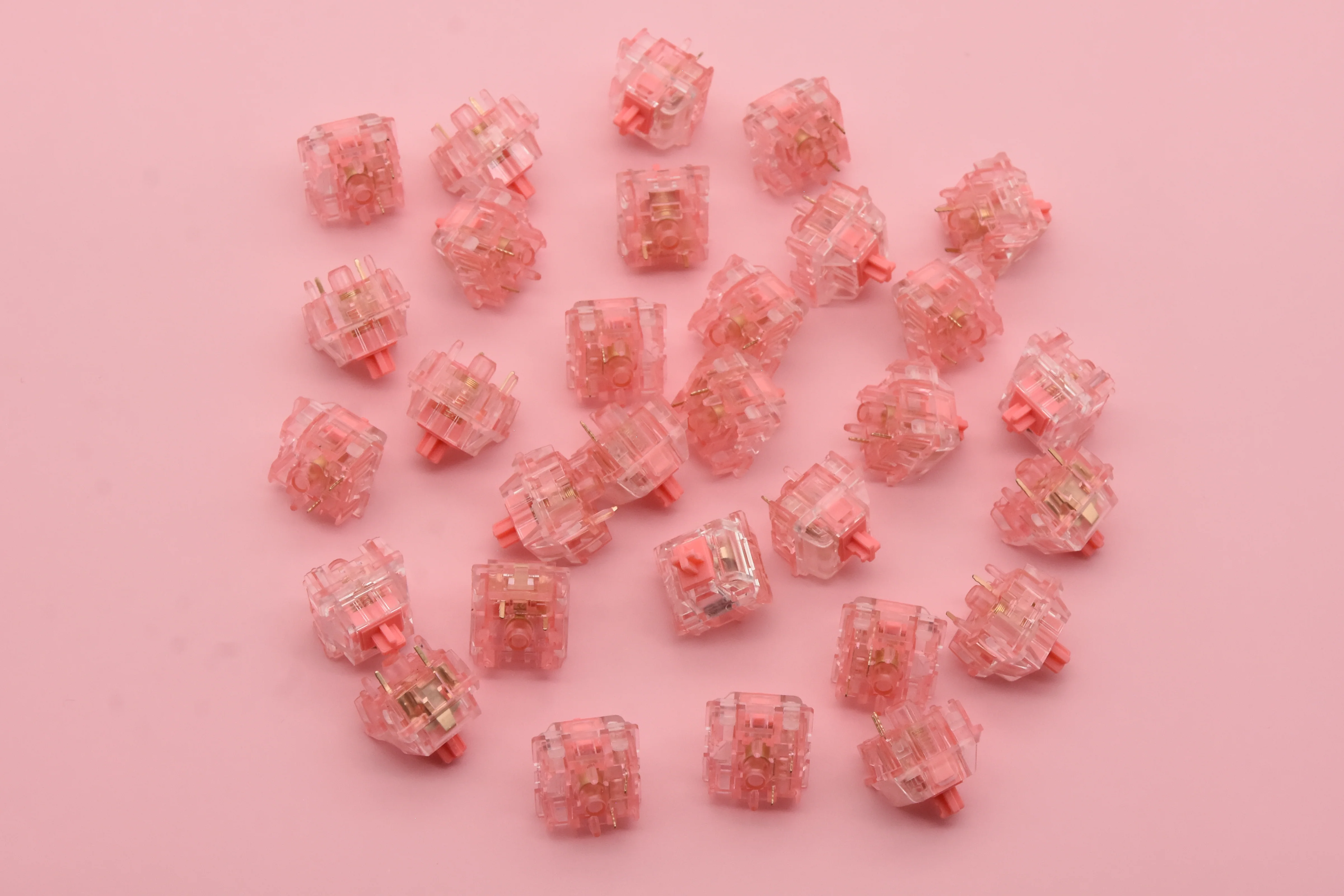 KTT STRAWBERRY LINEAR SWITCH HAND LUBED EDITION (10PCS) - Image 3