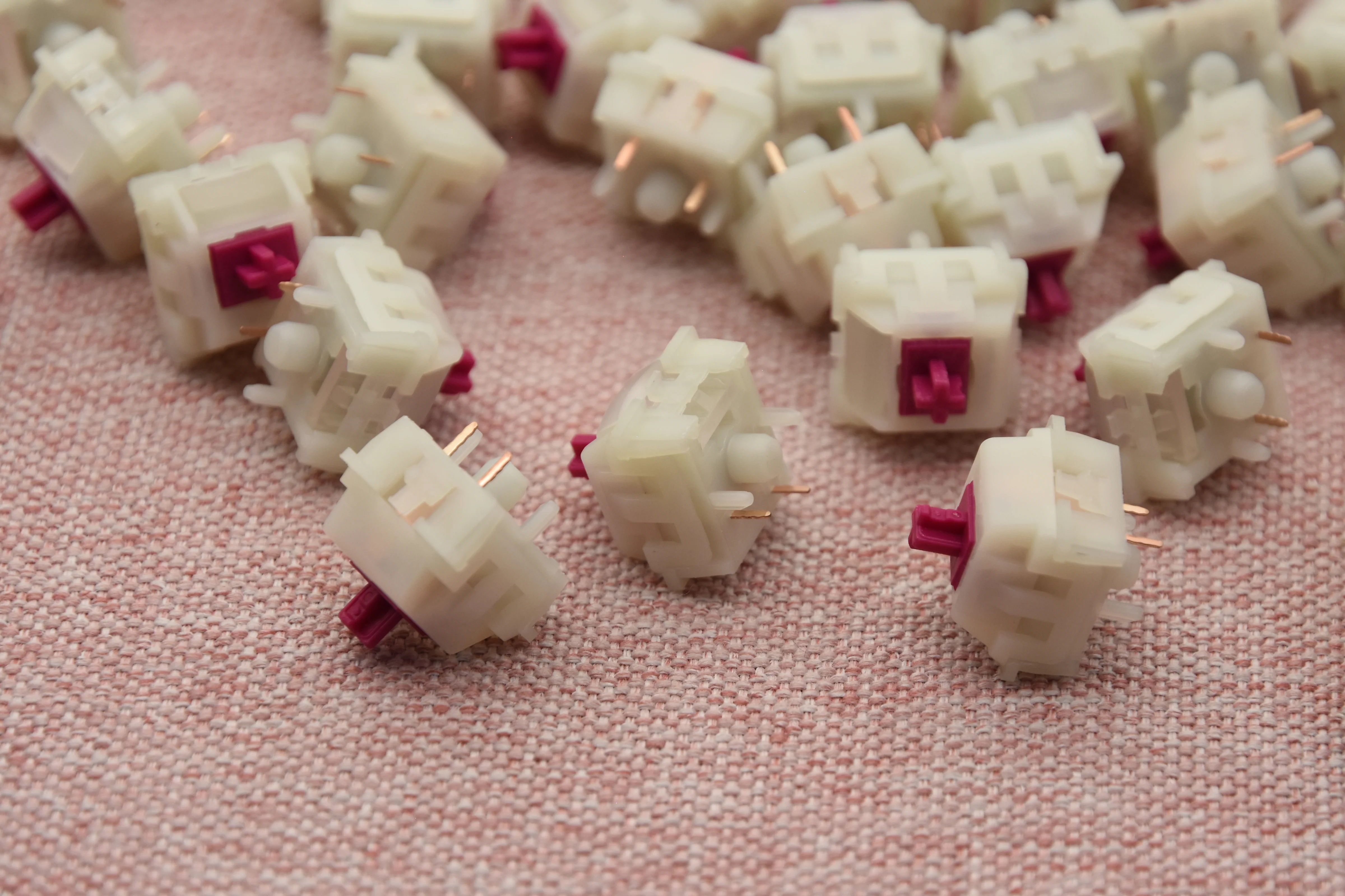 KTT Wine Red Pro Linear Switch Factory Lubed (10 PCS) - Image 10