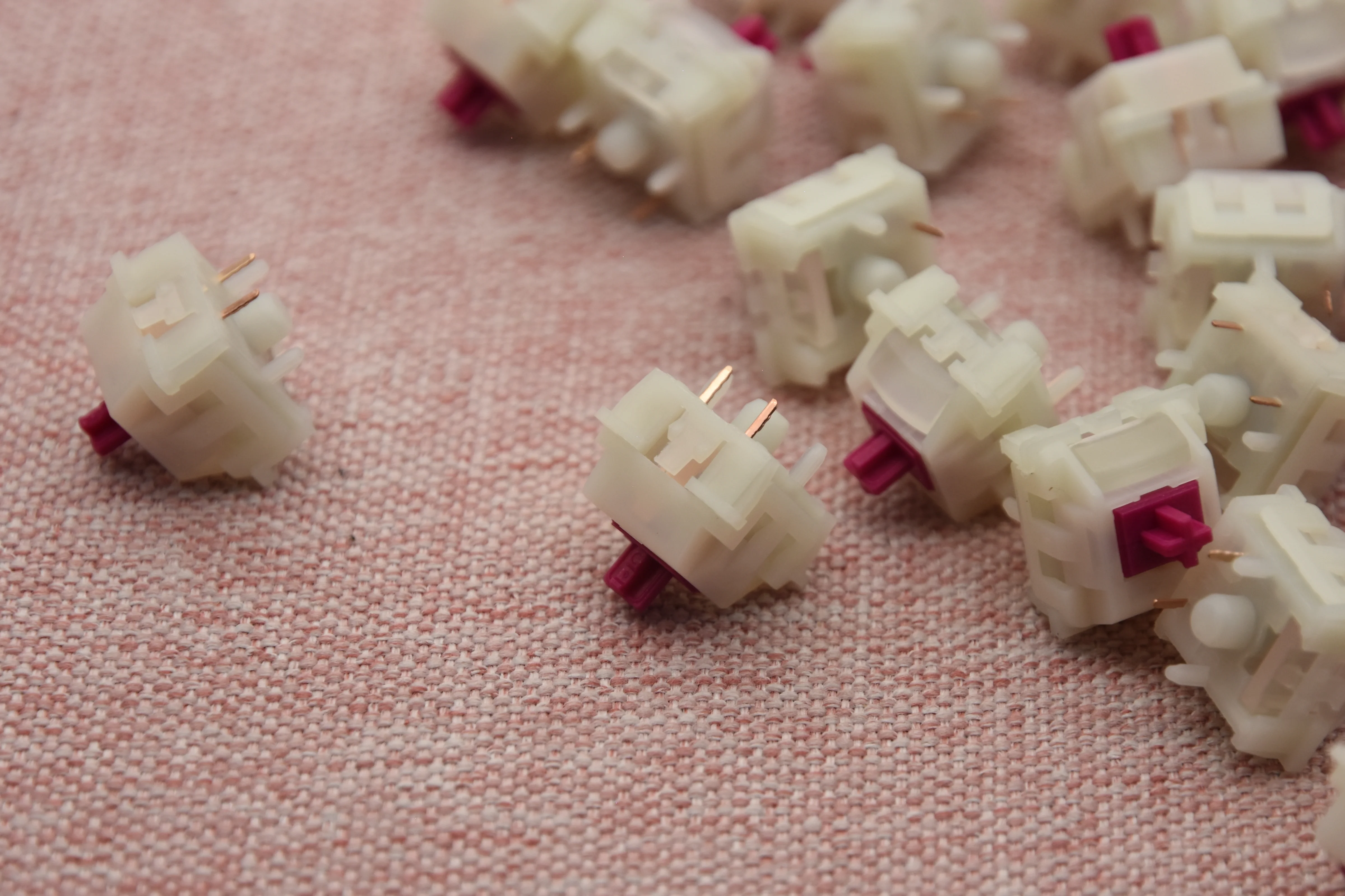 KTT Wine Red Pro Linear Switch Factory Lubed (10 PCS) - Image 11