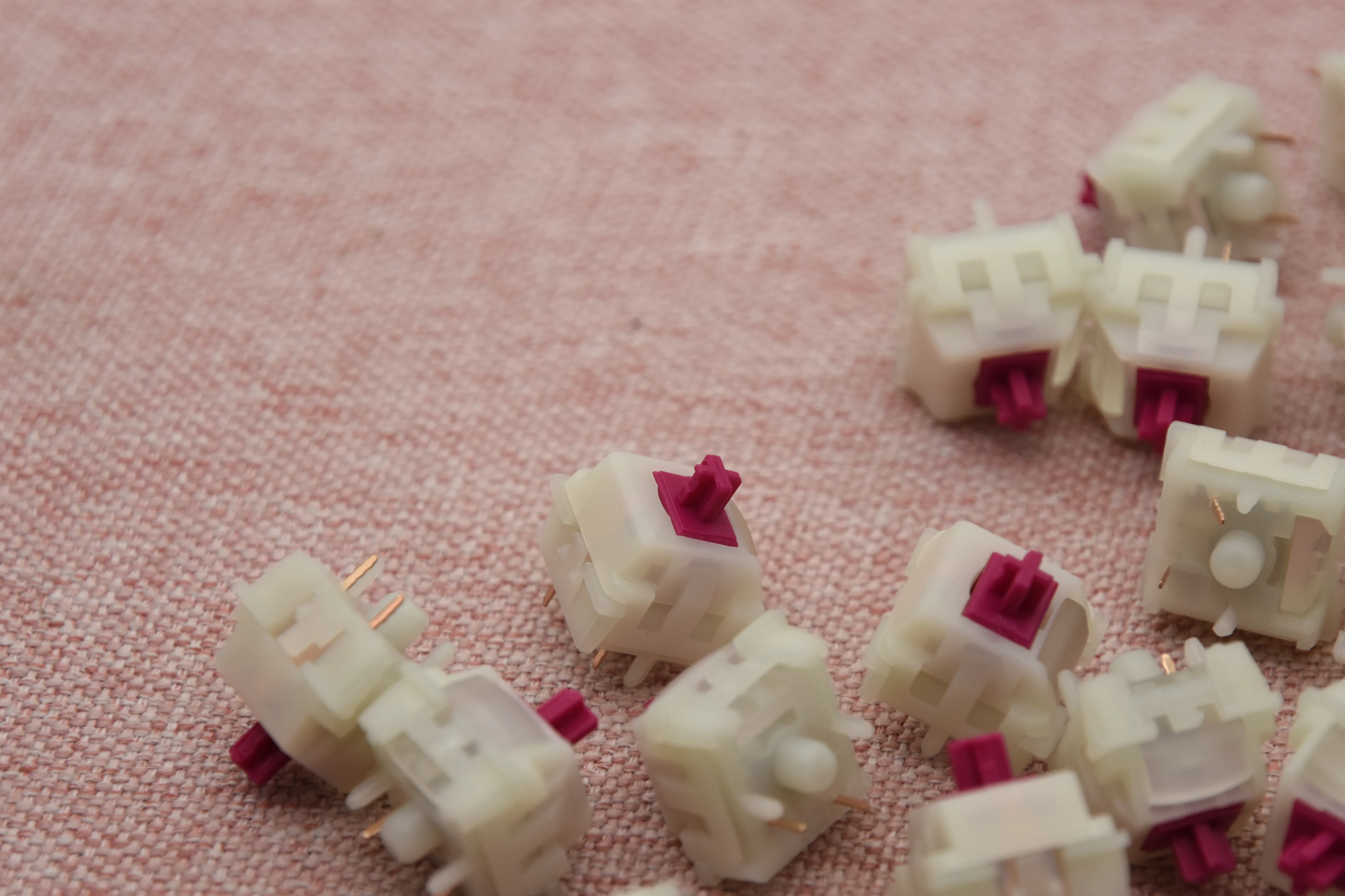 KTT Wine Red Pro Linear Switch Factory Lubed (10 PCS) - Image 12