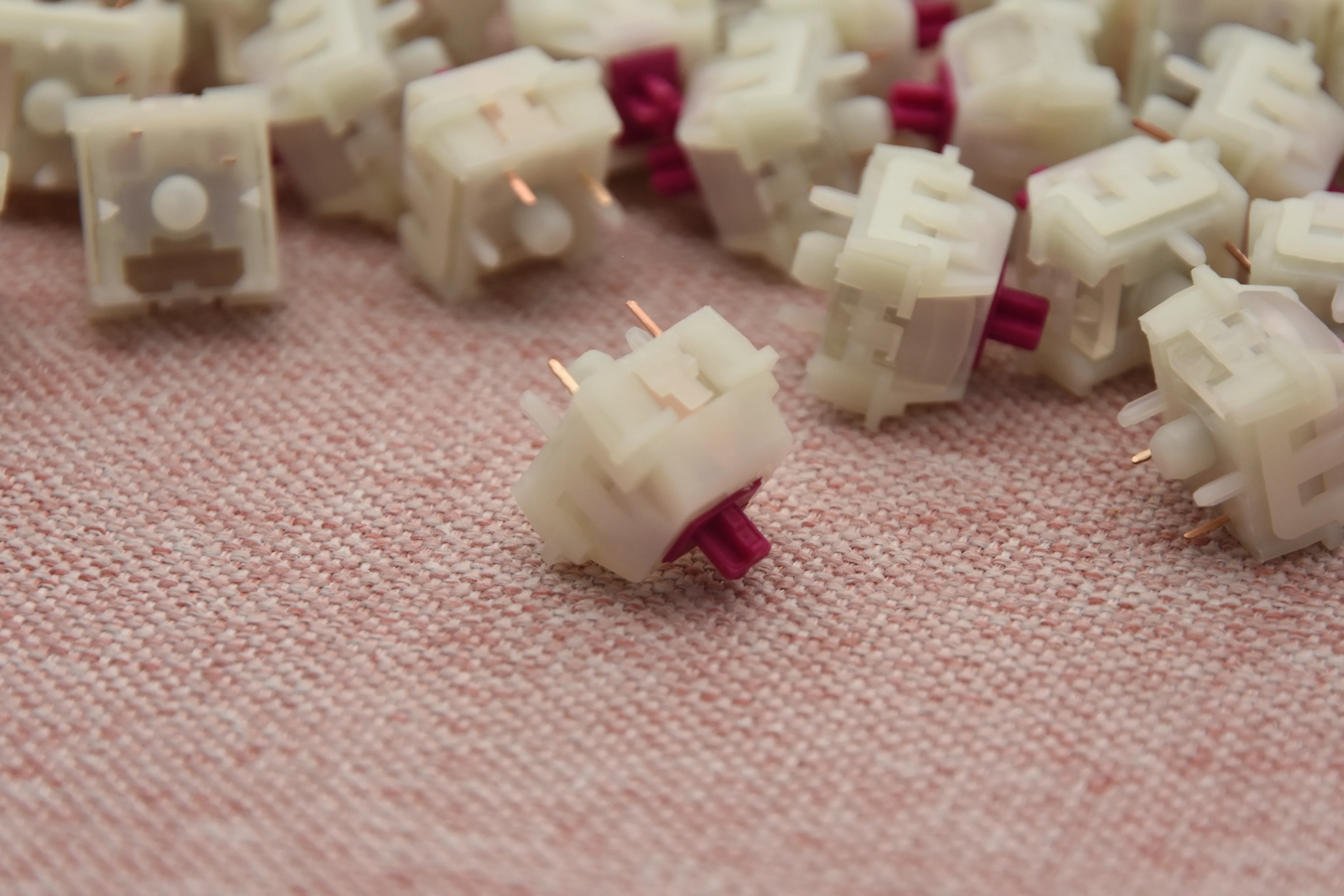 KTT Wine Red Pro Linear Switch Factory Lubed (10 PCS) - Image 13