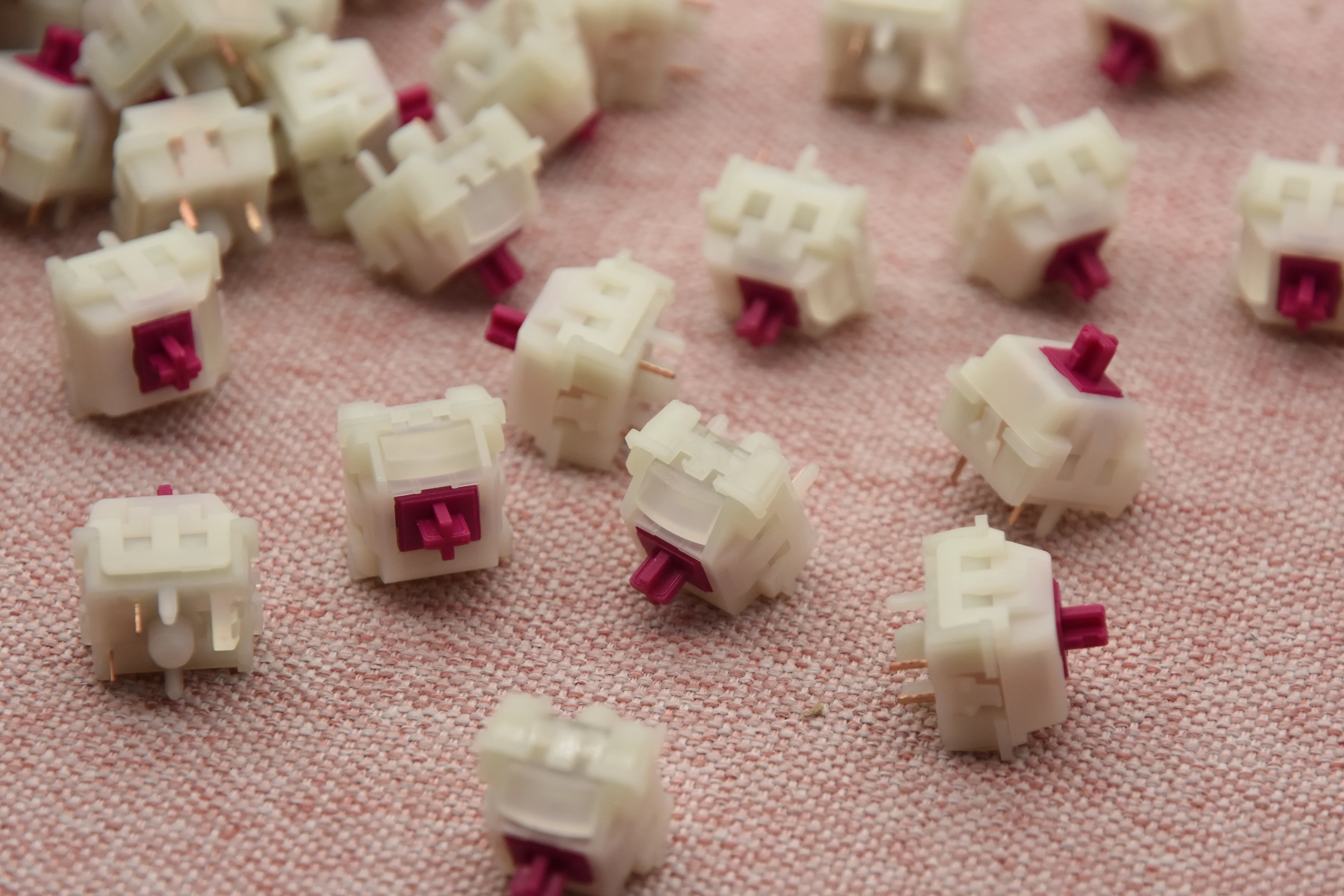 KTT Wine Red Pro Linear Switch Factory Lubed (10 PCS) - Image 4
