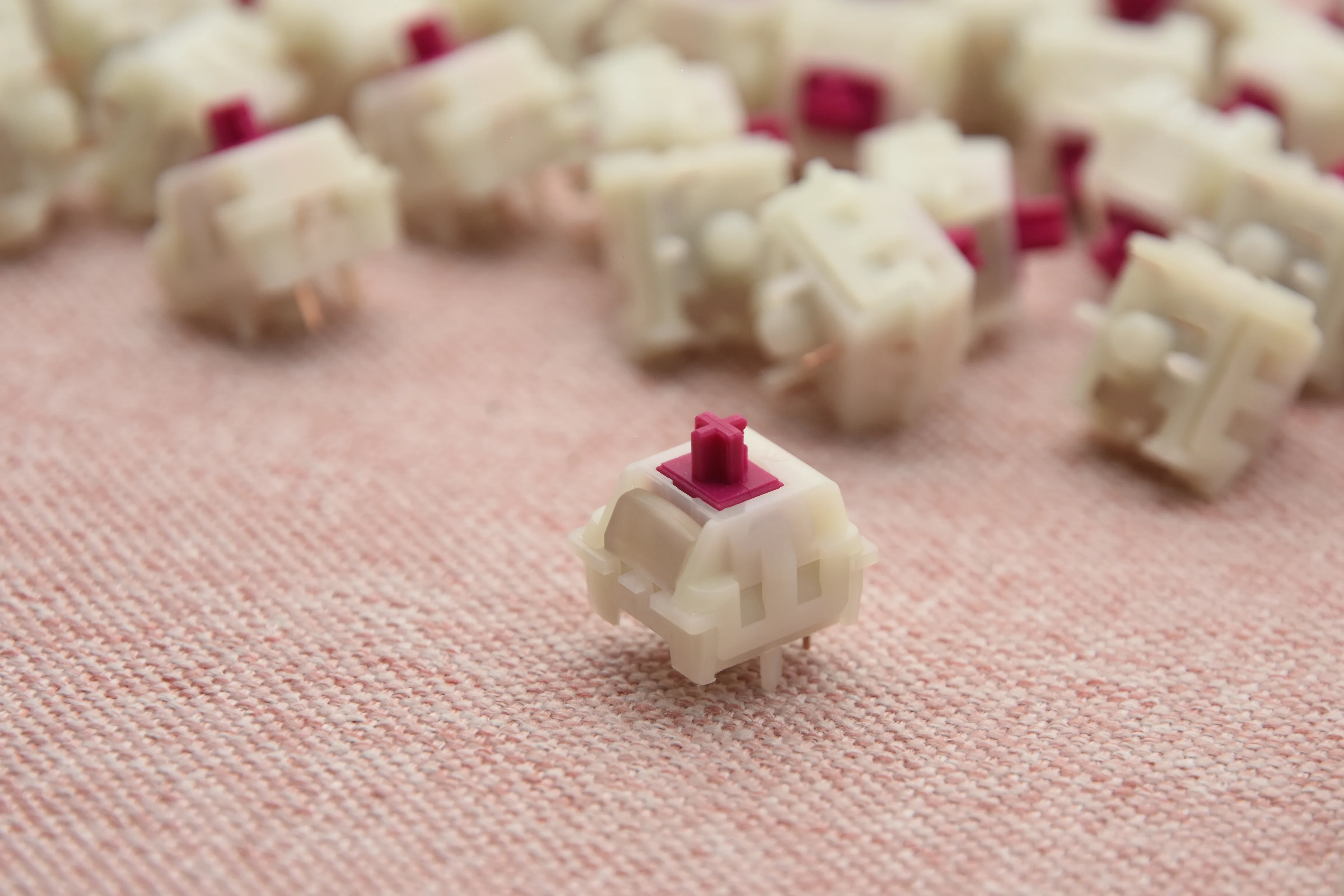 KTT Wine Red Pro Linear Switch Factory Lubed (10 PCS) - Image 7