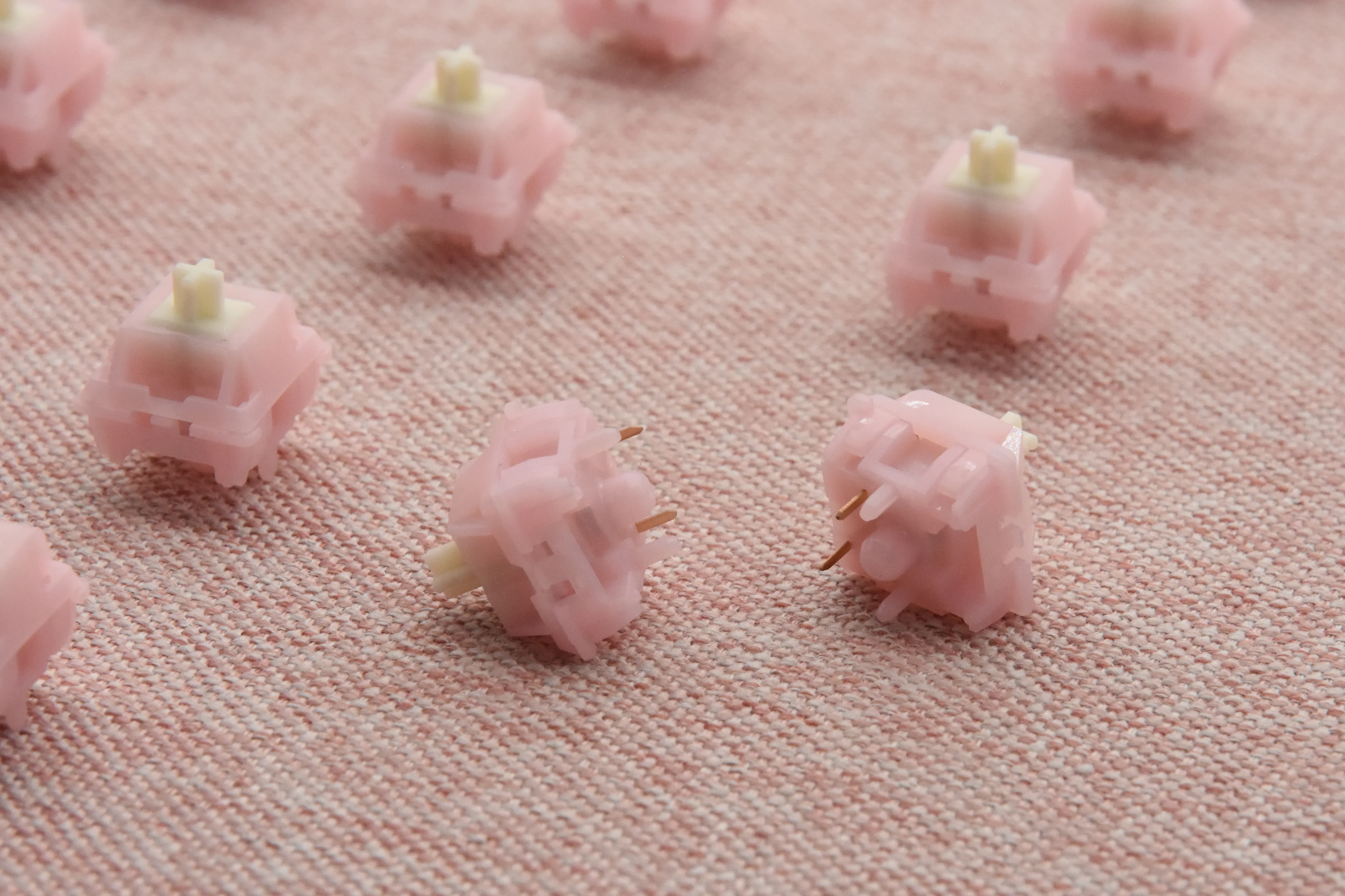 MMD PRINCESS SILENT PINK LINEAR SWITCH FACTORY LUBED (10PCS) - Image 15