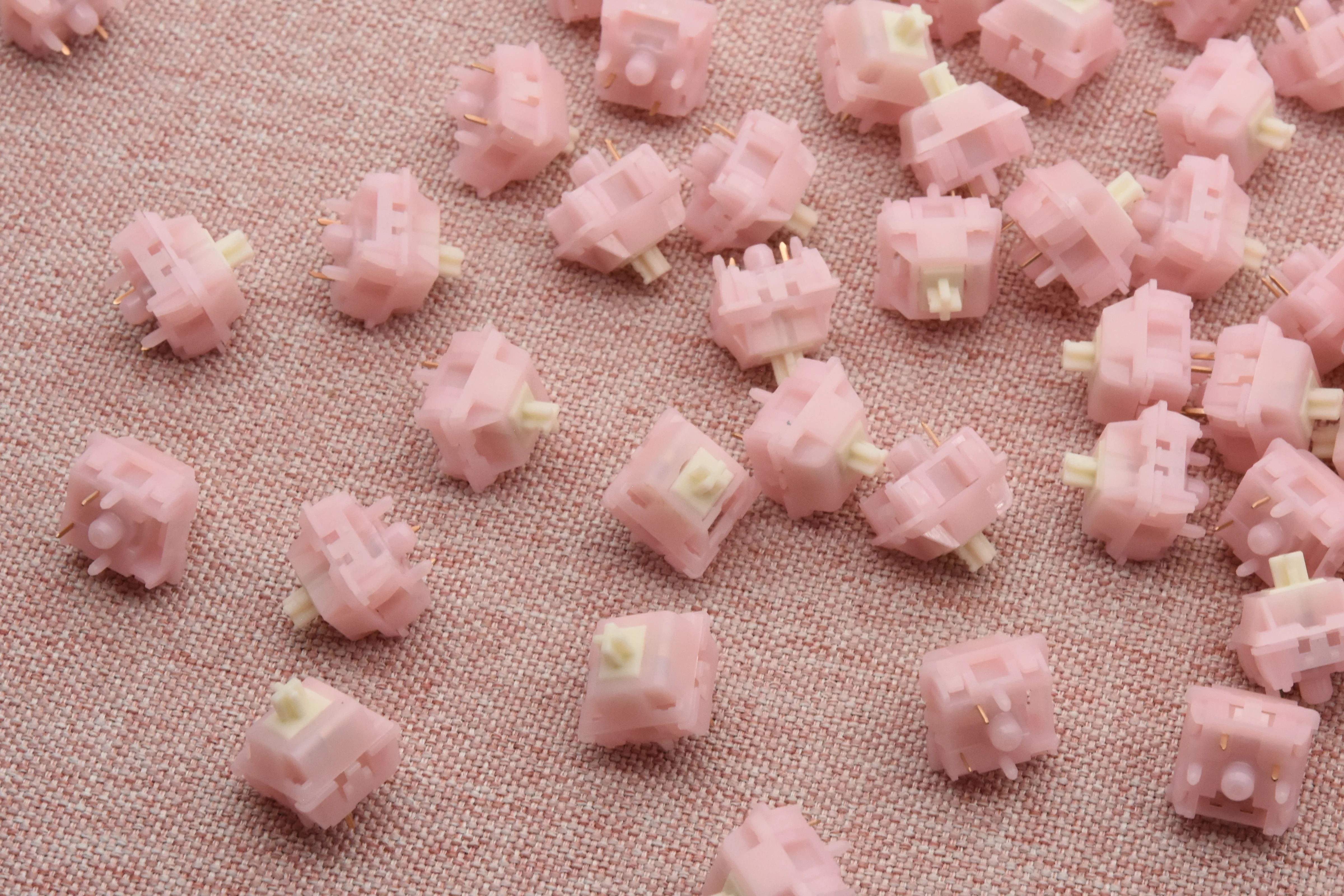 MMD PRINCESS SILENT PINK LINEAR SWITCH FACTORY LUBED (10PCS) - Image 4
