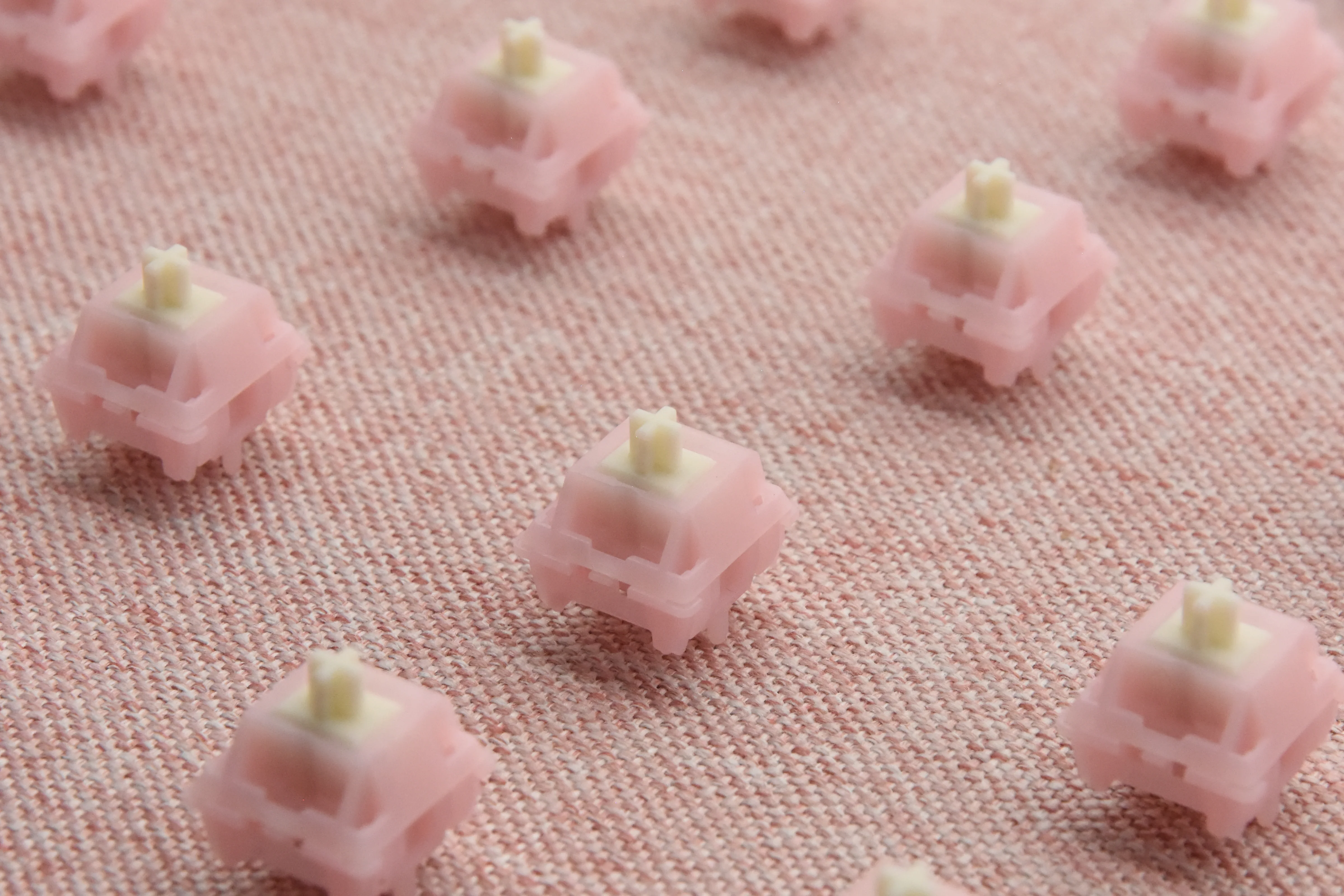 MMD PRINCESS SILENT PINK LINEAR SWITCH FACTORY LUBED (10PCS) - Image 9