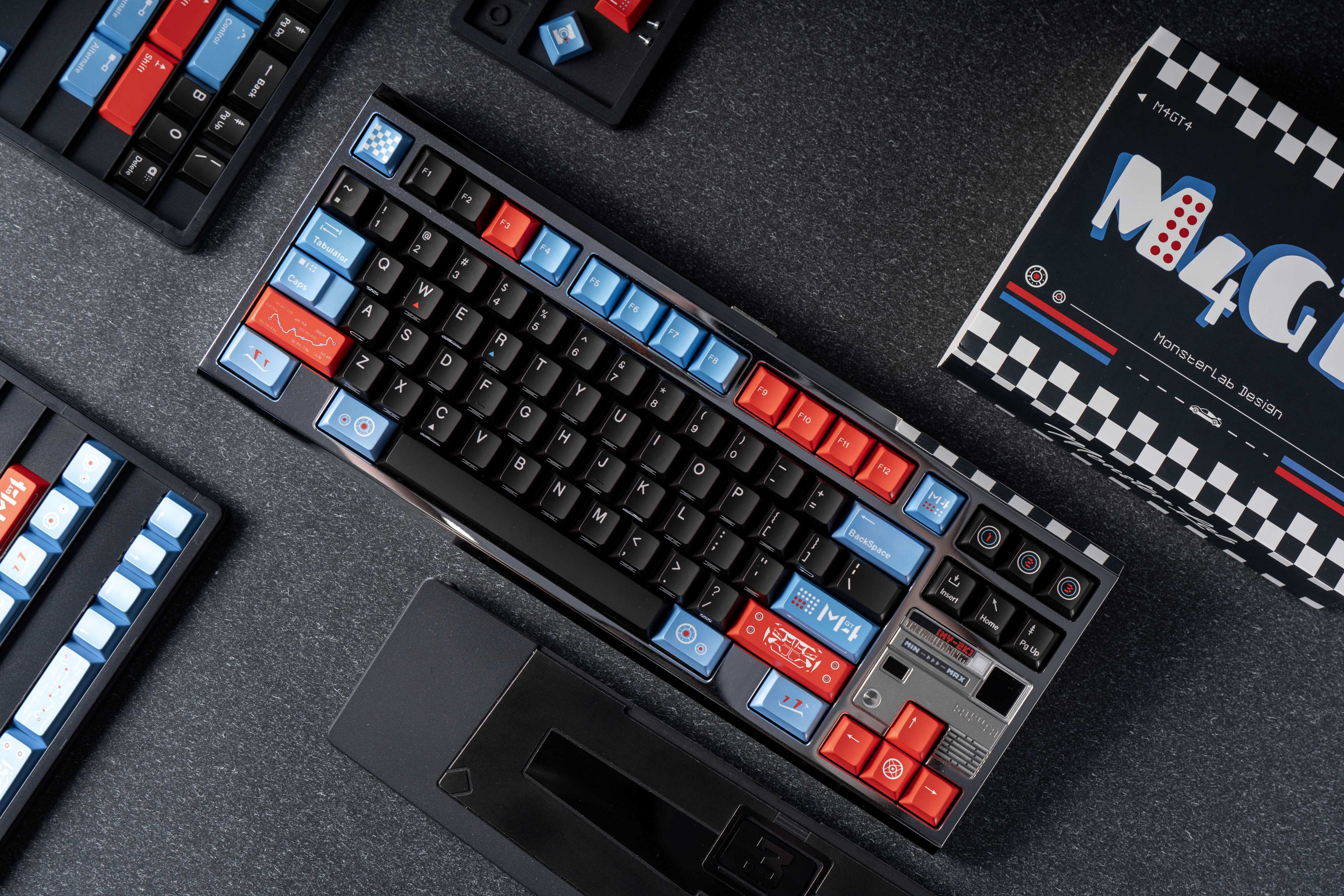 MONSTER LAB M4 GT4 PBT Keycap Set - Image 4