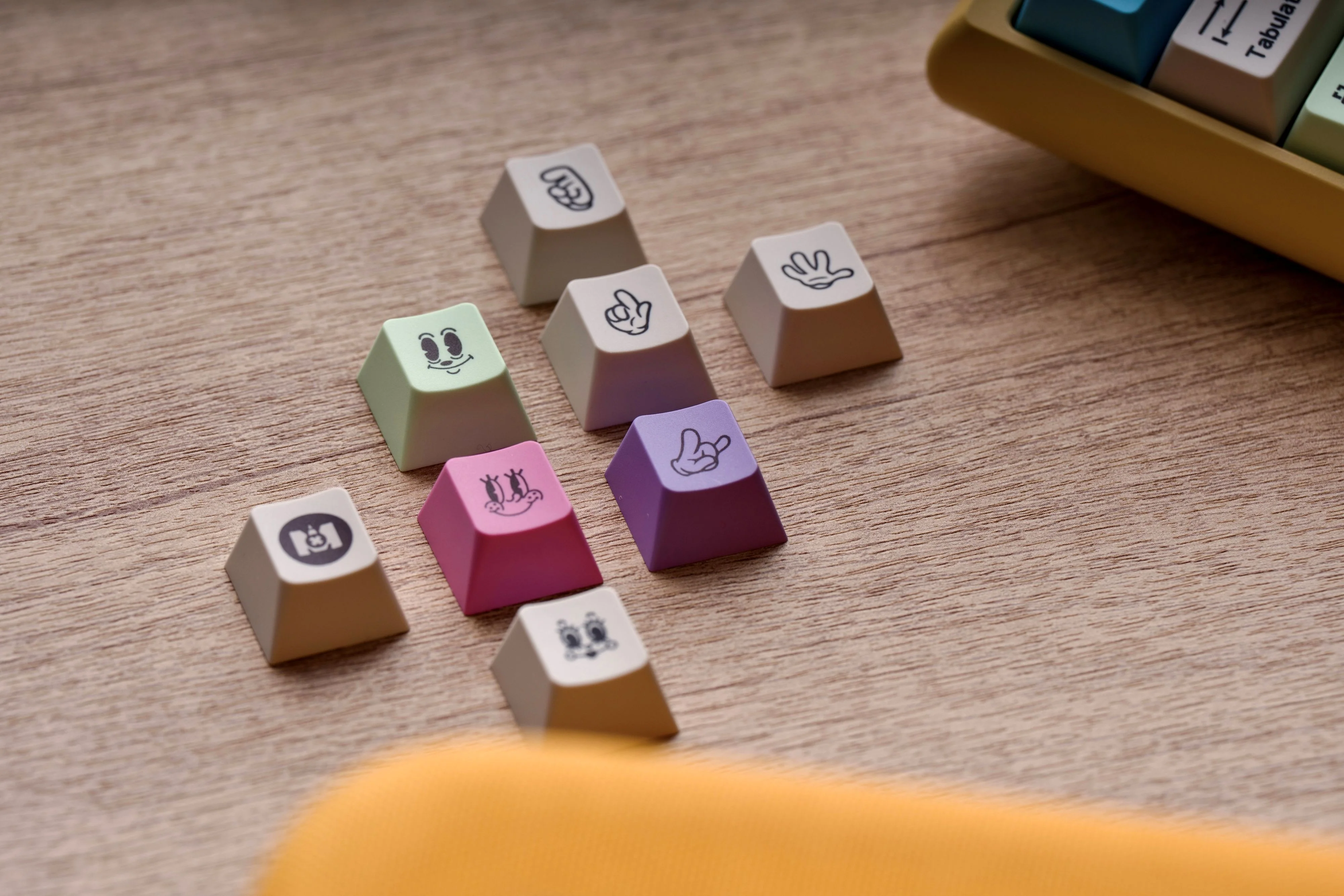 MONSTER LAB The Rainbow Nation PBT Keycap Set - Image 3