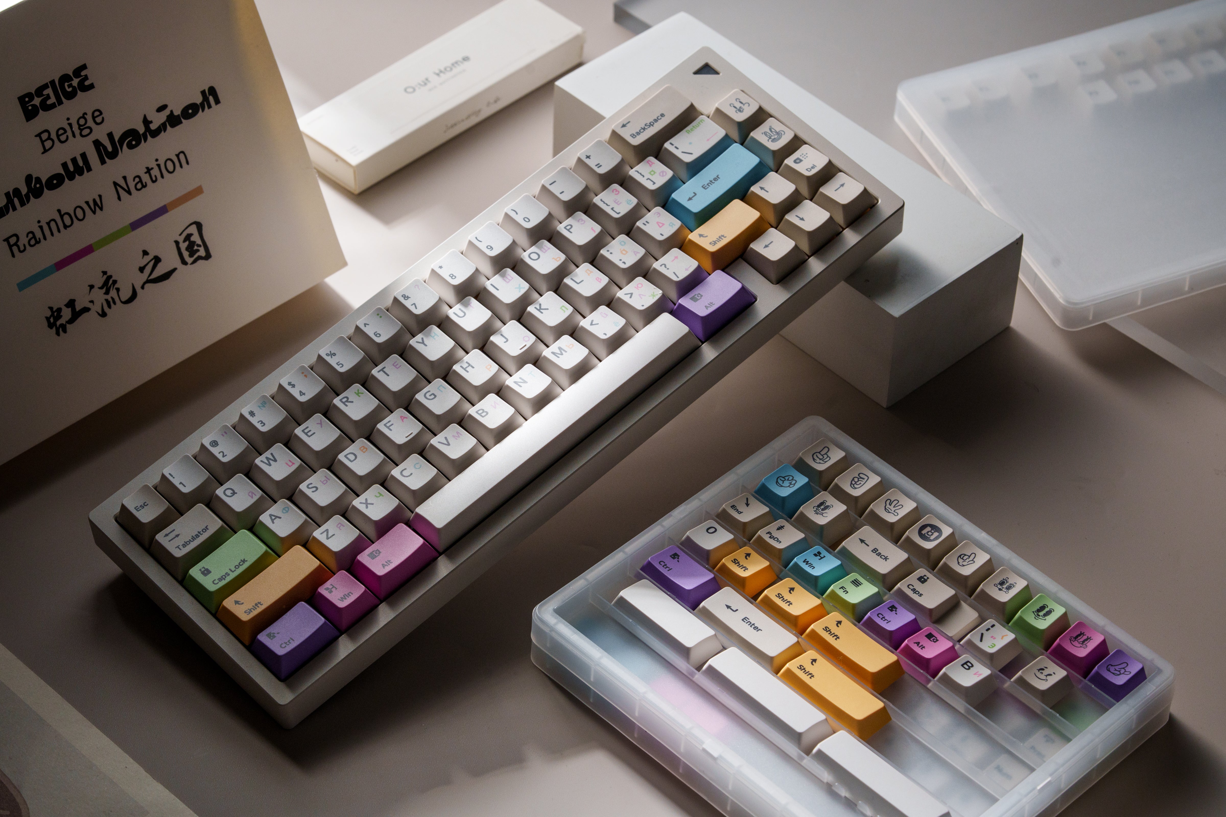 MONSTER LAB The Rainbow Nation PBT Keycap Set - Image 4