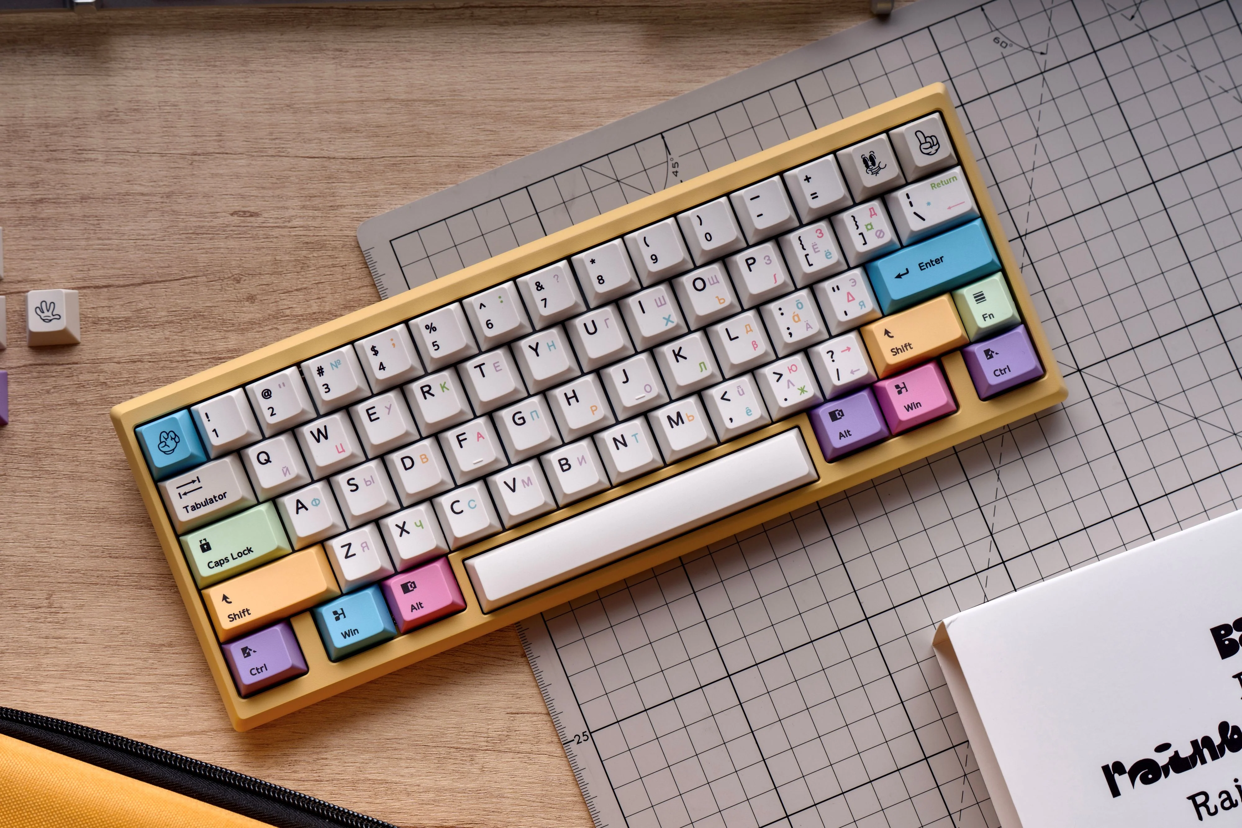 MONSTER LAB The Rainbow Nation PBT Keycap Set - Image 5