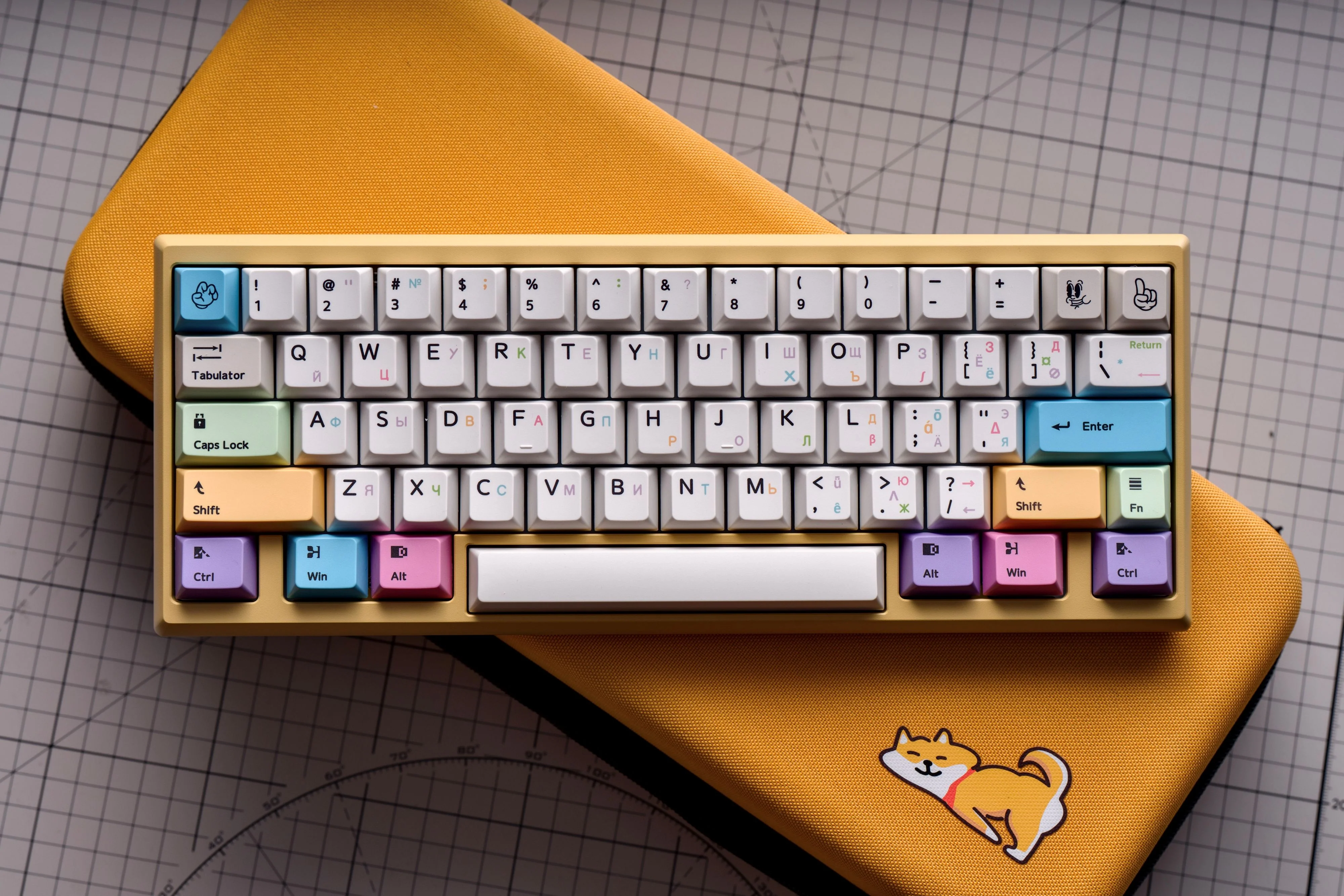 MONSTER LAB The Rainbow Nation PBT Keycap Set - Image 6