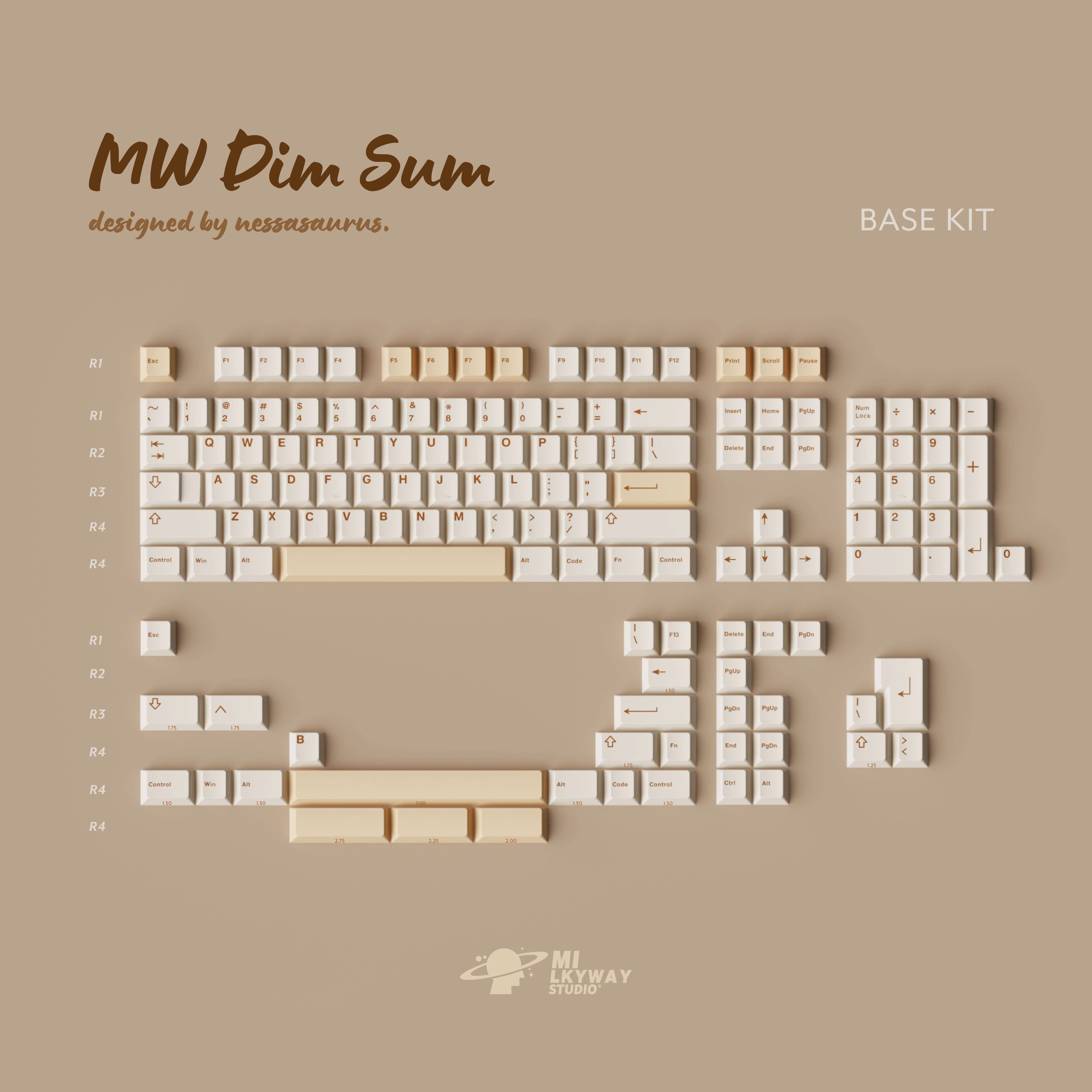 MW Dim Sum PBT Dye-Sub Keycap Set (Instock) - Image 4