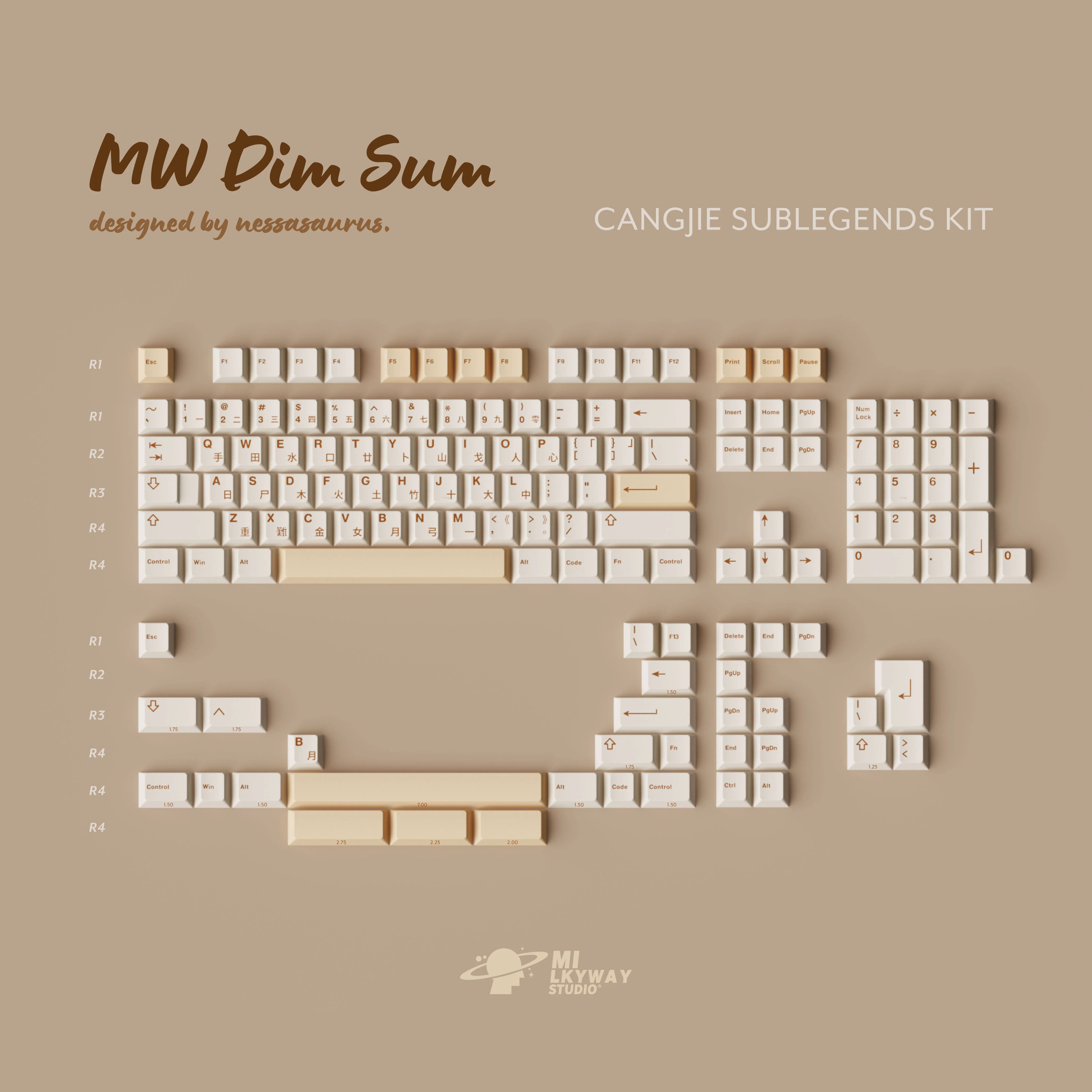 MW Dim Sum PBT Dye-Sub Keycap Set (Instock) - Image 5