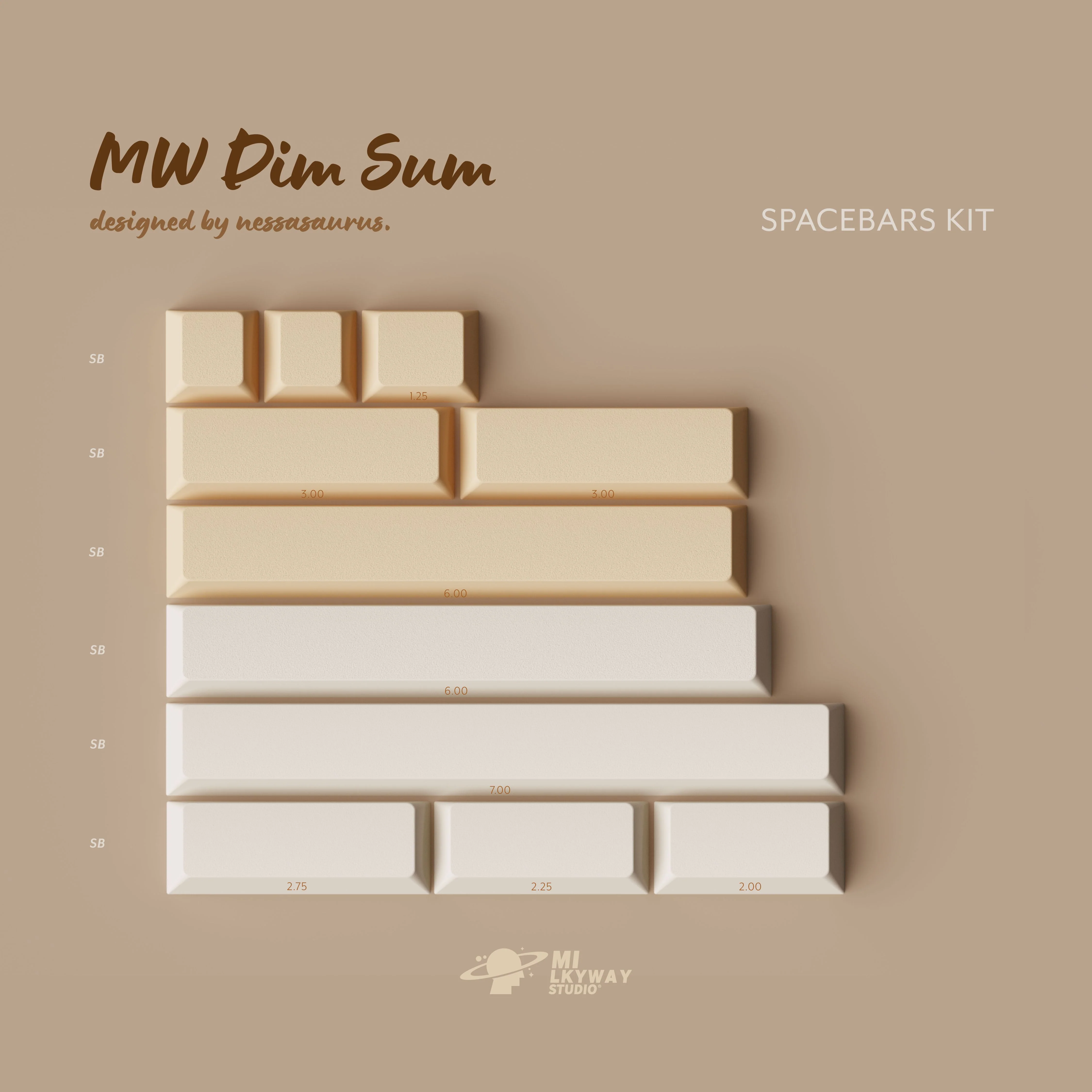 MW Dim Sum PBT Dye-Sub Keycap Set (Instock) - Image 7