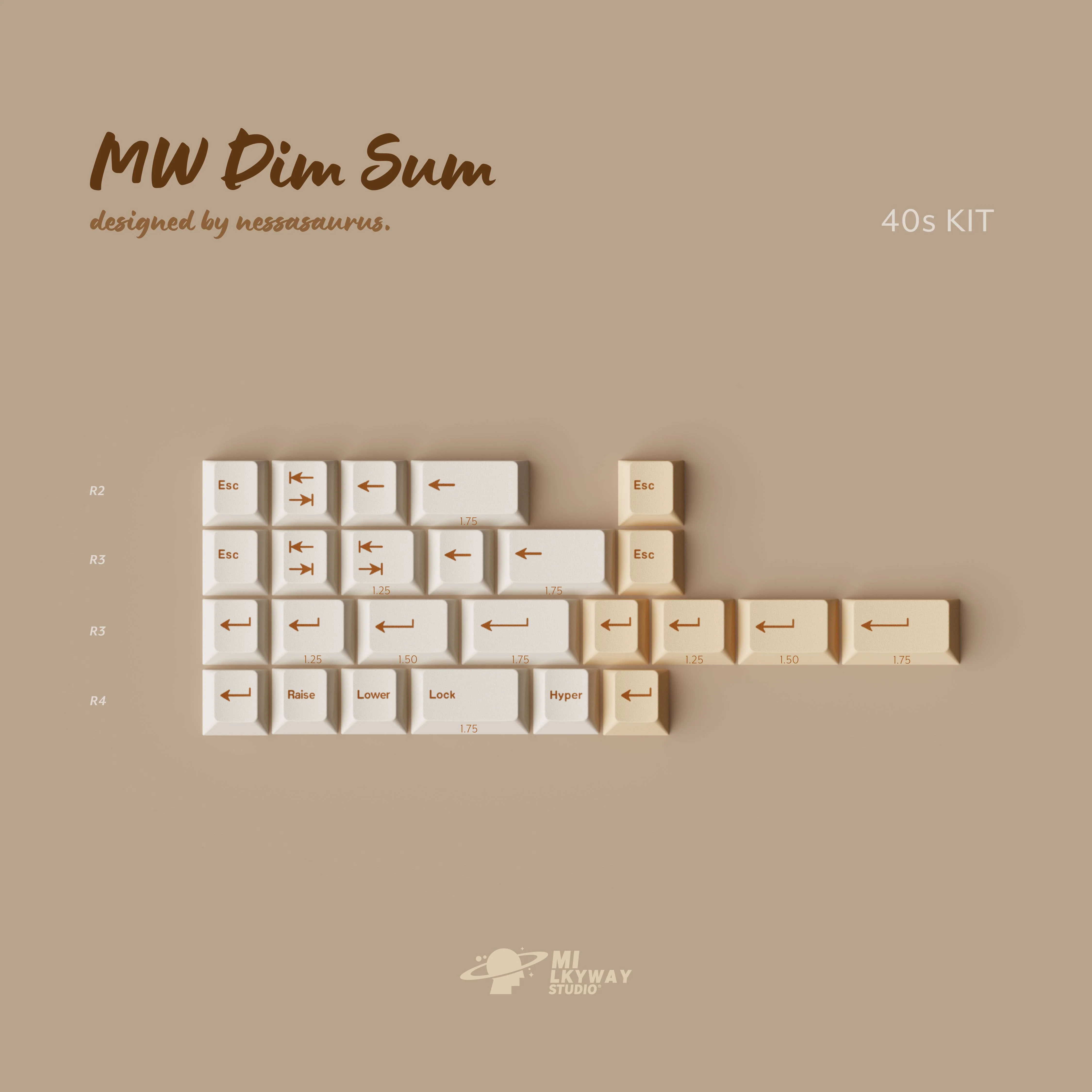 MW Dim Sum PBT Dye-Sub Keycap Set (Instock) - Image 8