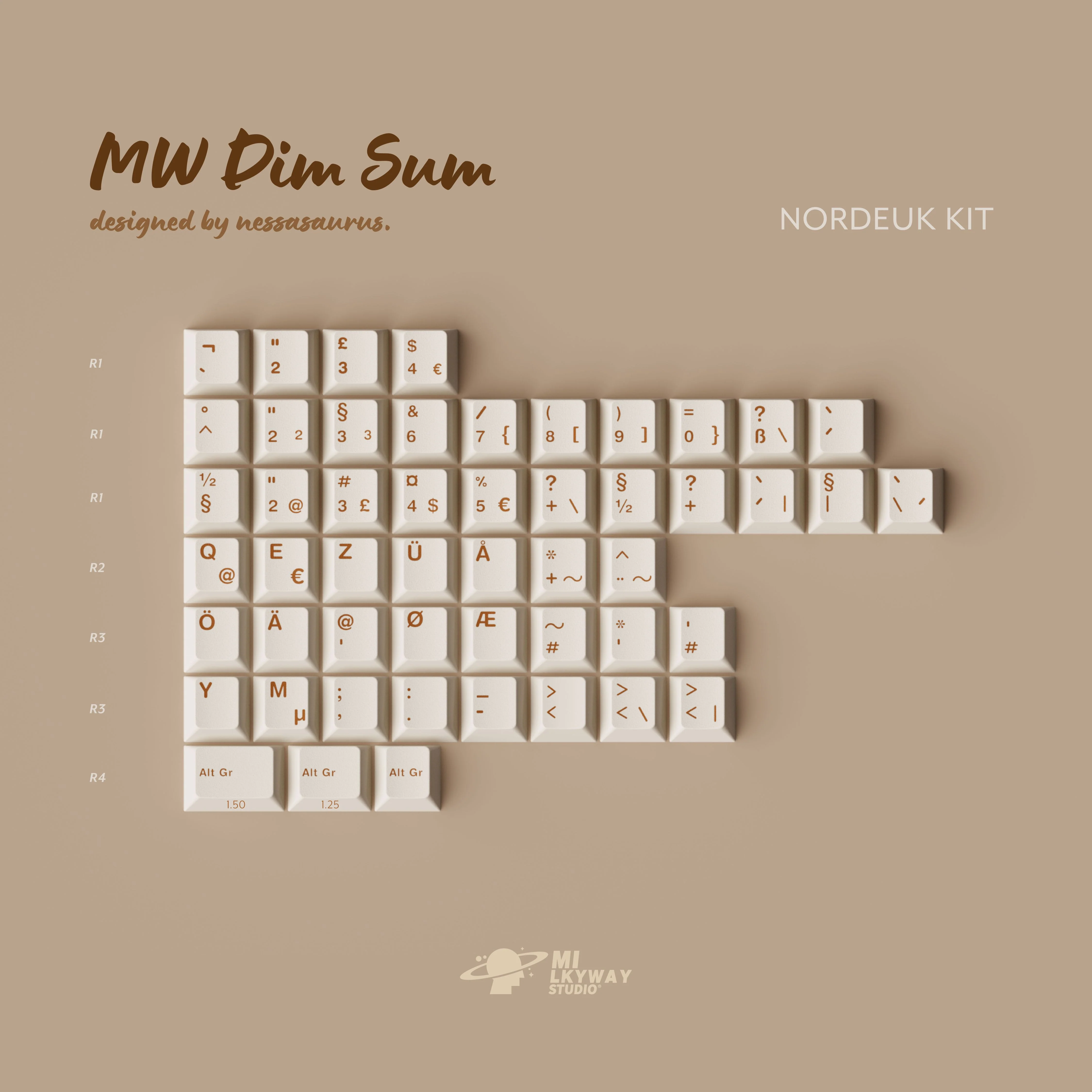 MW Dim Sum PBT Dye-Sub Keycap Set (Instock) - Image 9