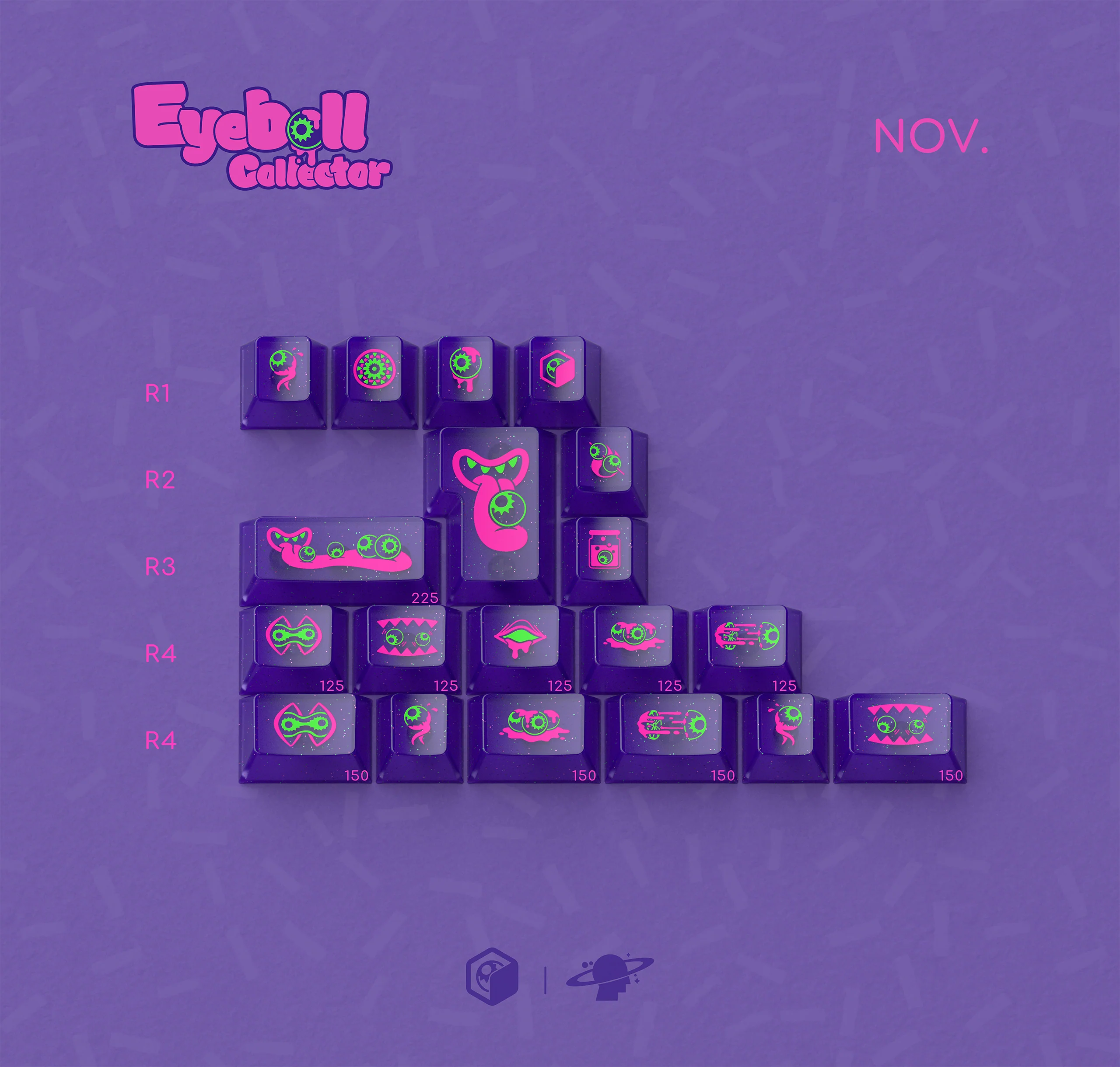 MW Eyeball Collector ABS Keycap Set (Instock) - Image 4