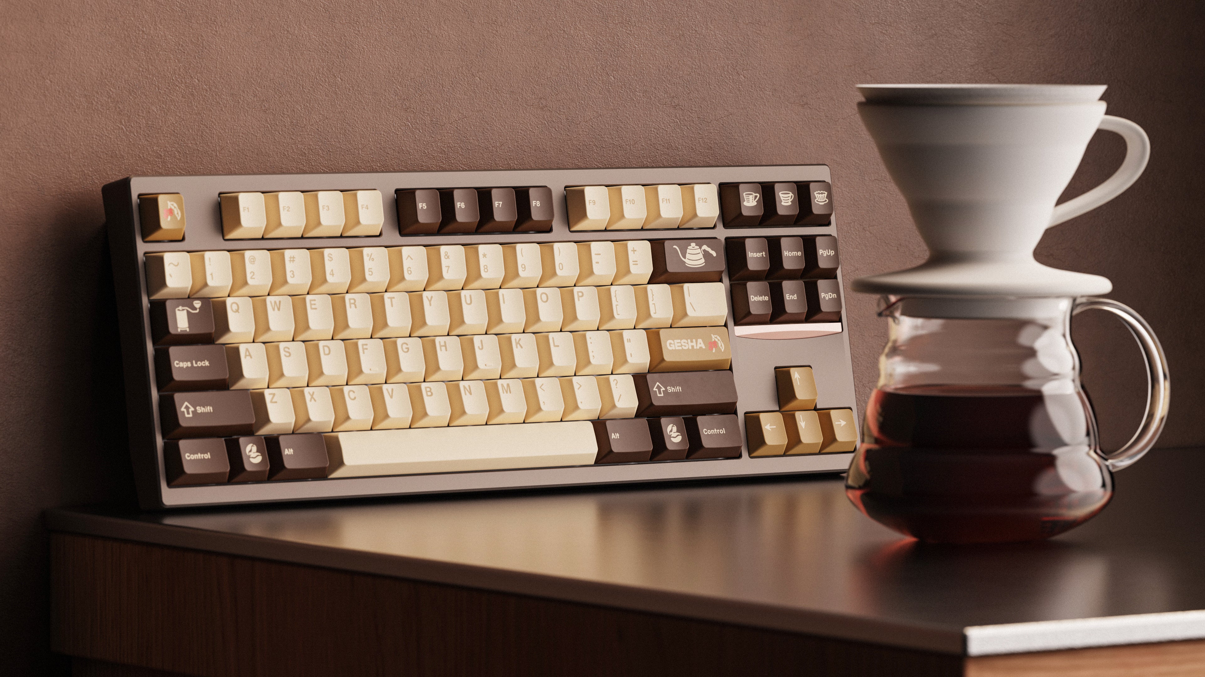 MW Gesha ABS Double Shot Keycap Set (Instock Extras) - Image 3