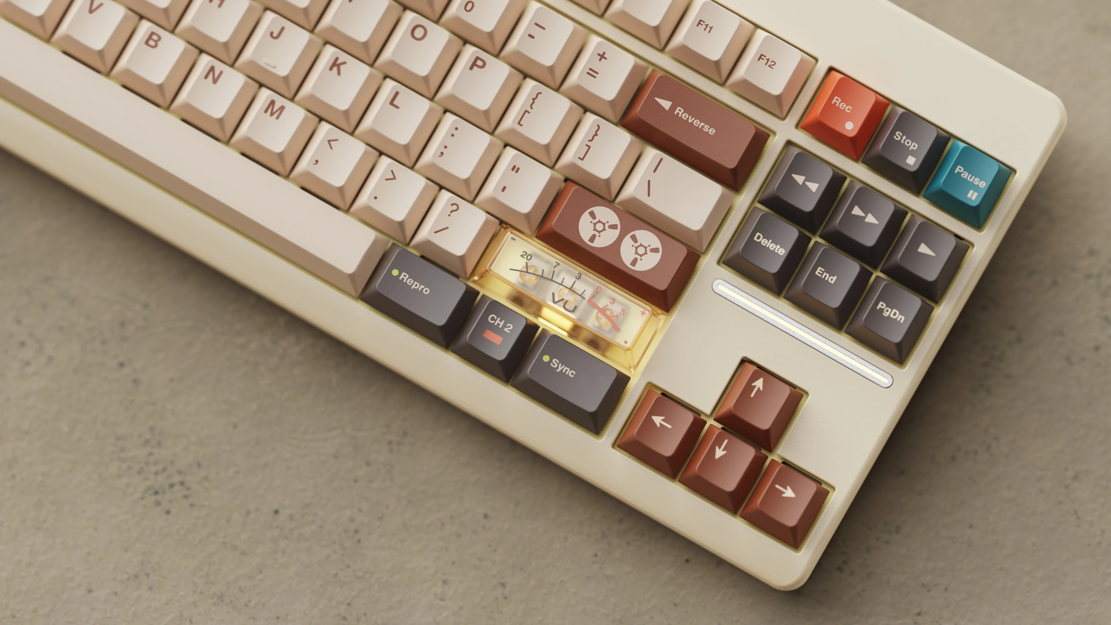 MW Reel To Reel PBT Double-Shot Keycap Set (Instock) - Image 15