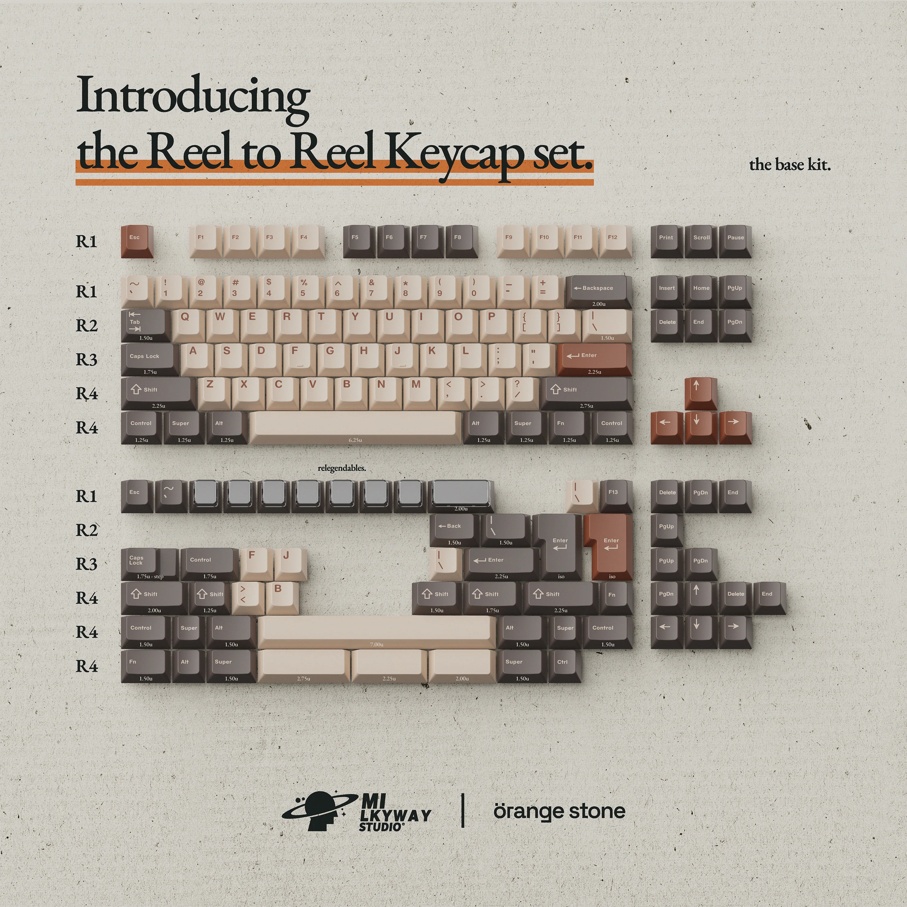 MW Reel To Reel PBT Double-Shot Keycap Set (Instock) - Image 4