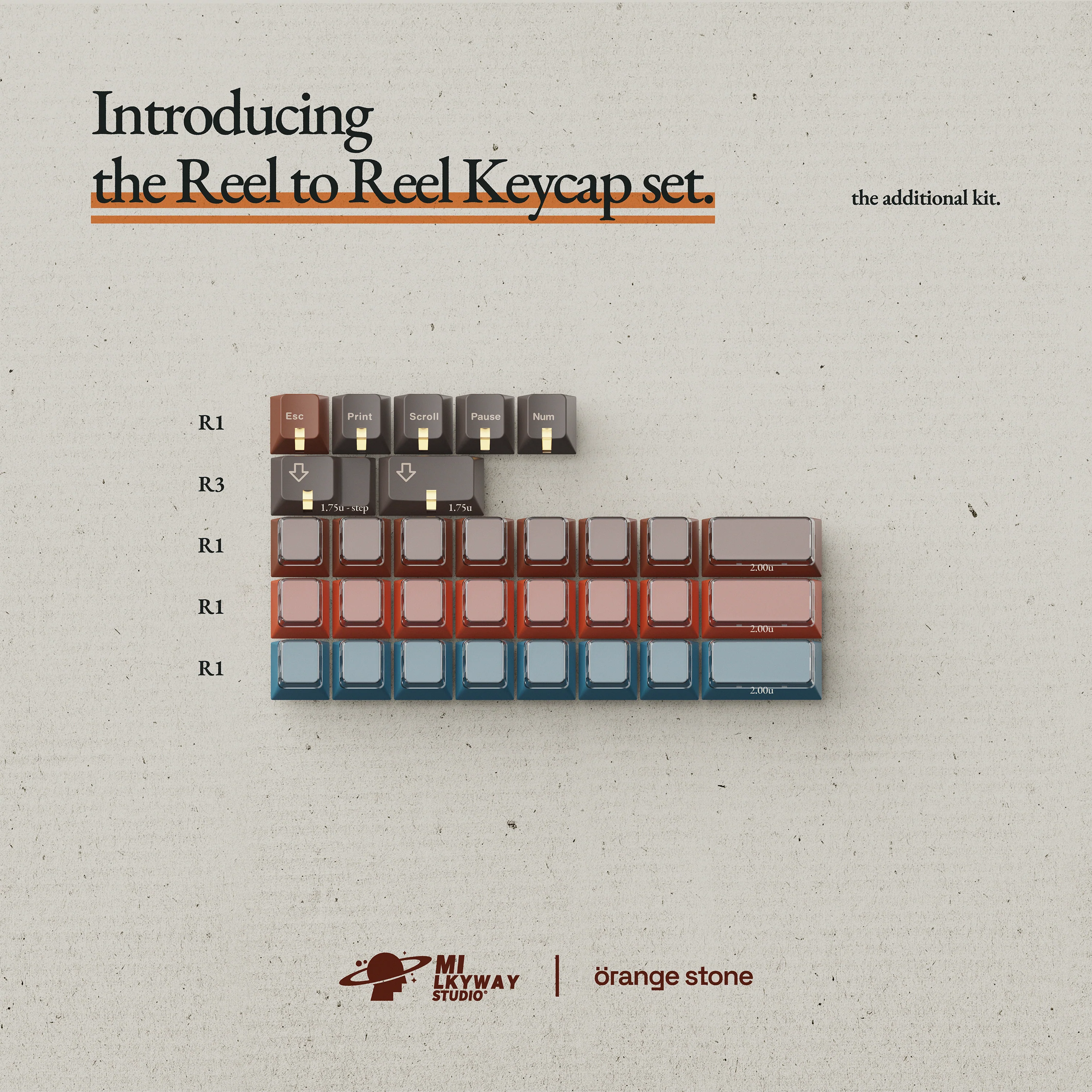MW Reel To Reel PBT Double-Shot Keycap Set (Instock) - Image 5
