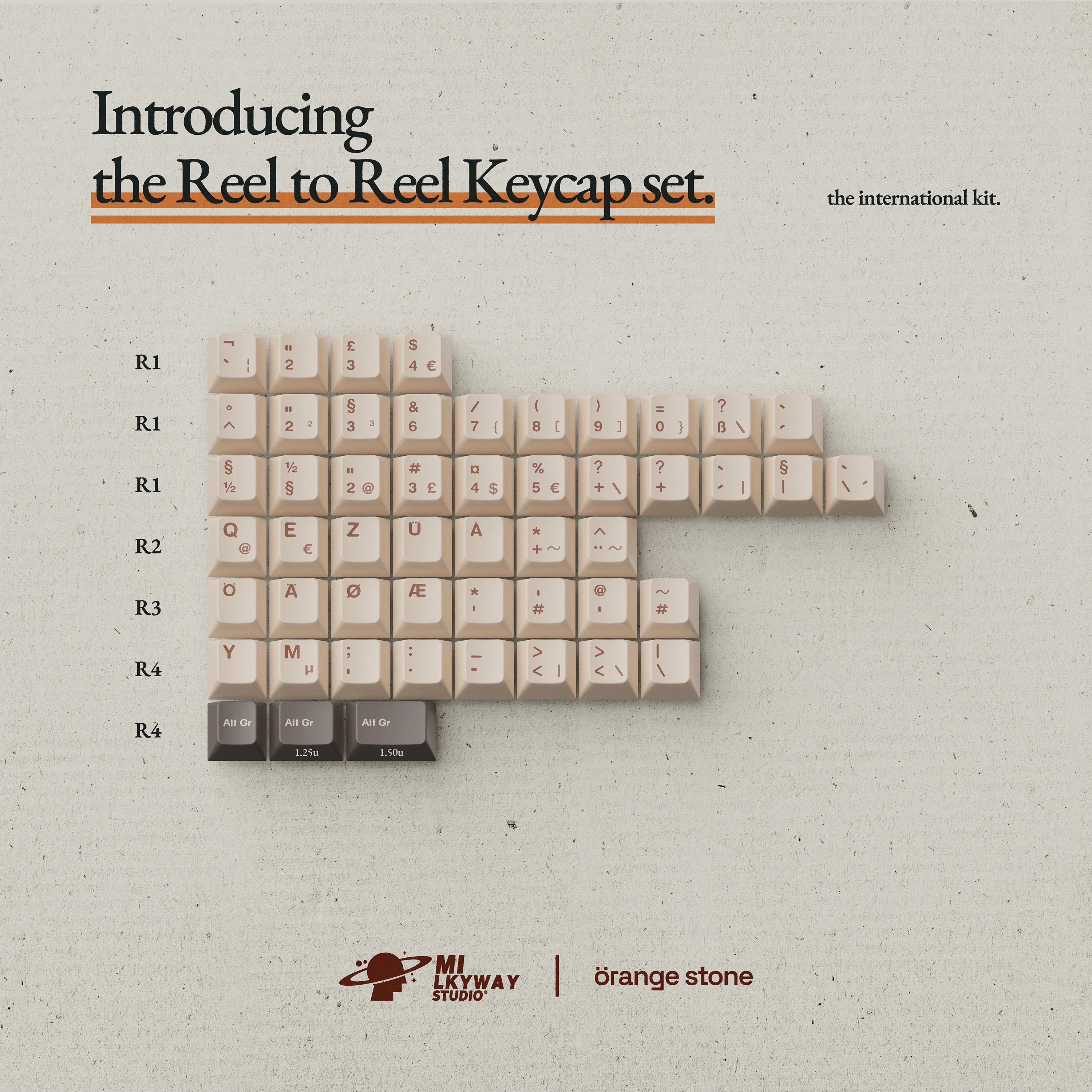 MW Reel To Reel PBT Double-Shot Keycap Set (Instock) - Image 7