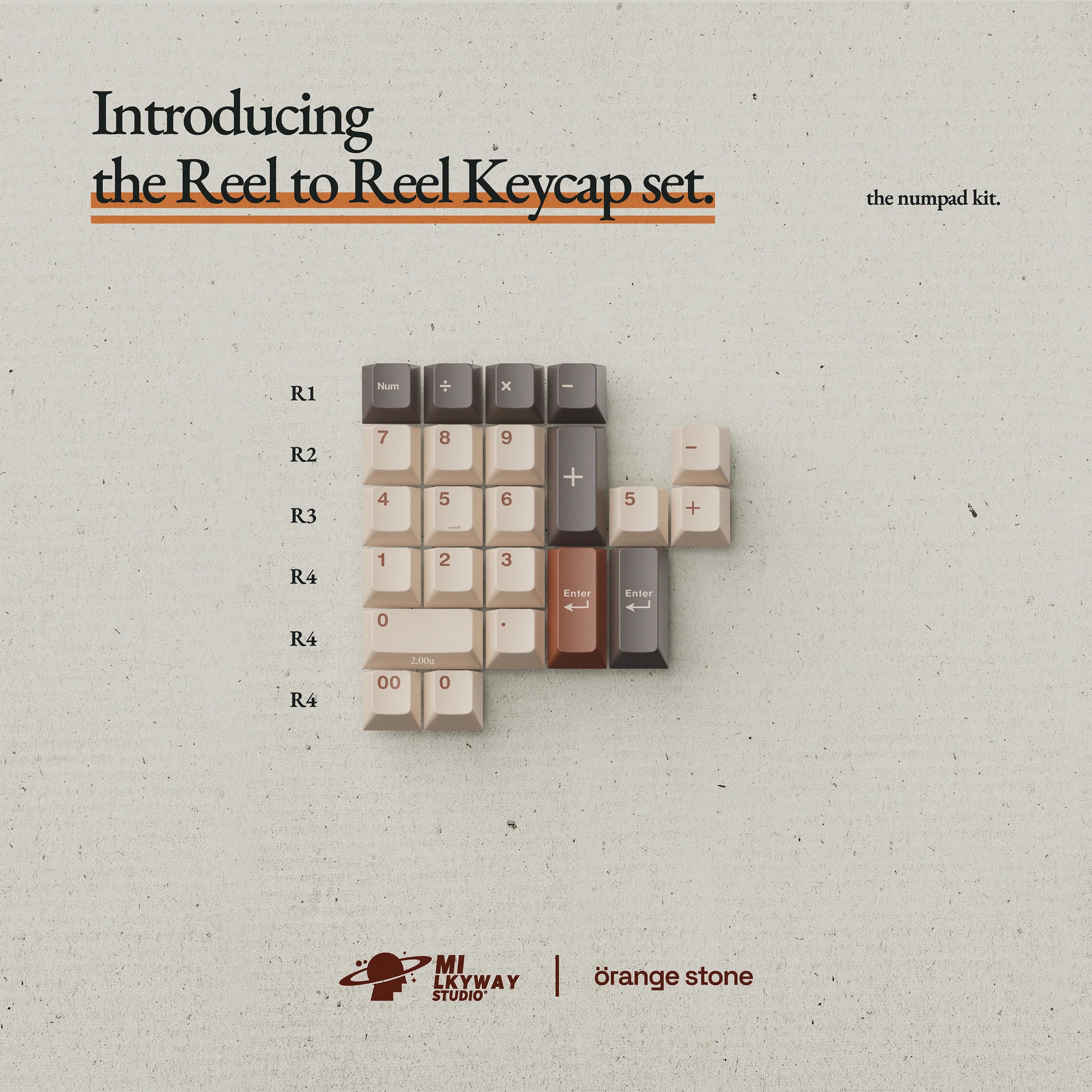 MW Reel To Reel PBT Double-Shot Keycap Set (Instock) - Image 9