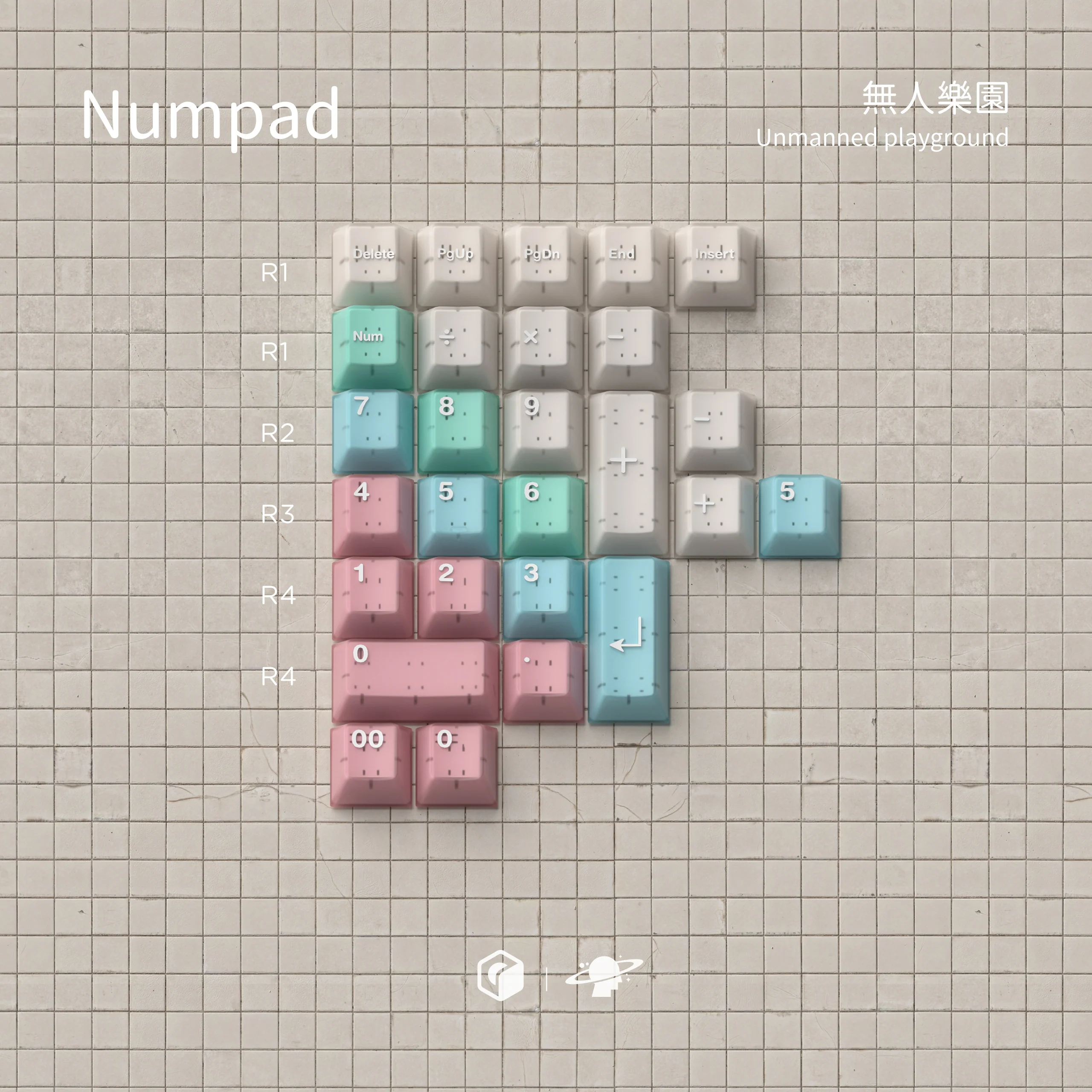 MW UNMANNED PLAYGROUND 無人樂園 PBT DOUBLE-SHOT KEYCAP SET - Image 14