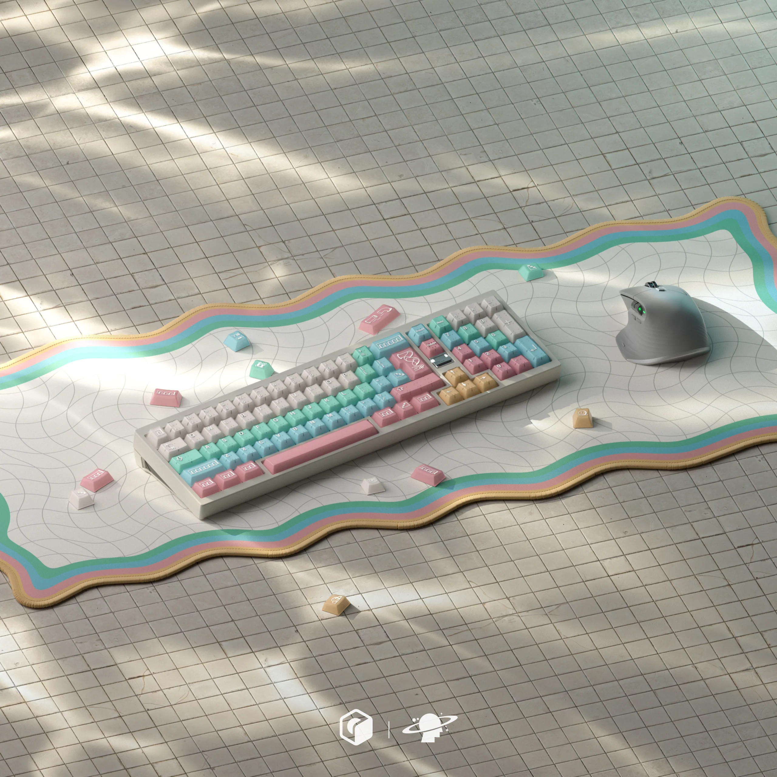 MW UNMANNED PLAYGROUND 無人樂園 PBT DOUBLE-SHOT KEYCAP SET - Image 16