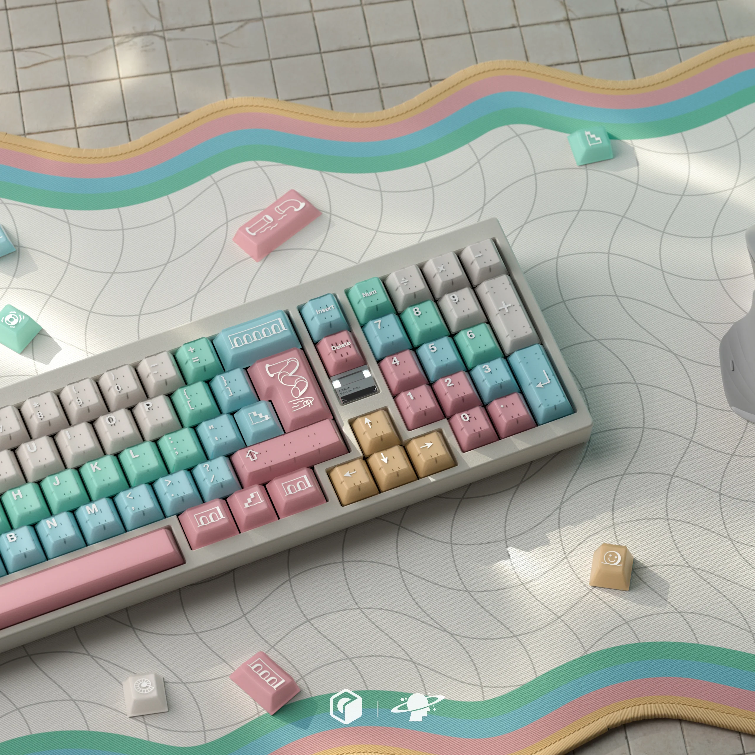 MW UNMANNED PLAYGROUND 無人樂園 PBT DOUBLE-SHOT KEYCAP SET - Image 3