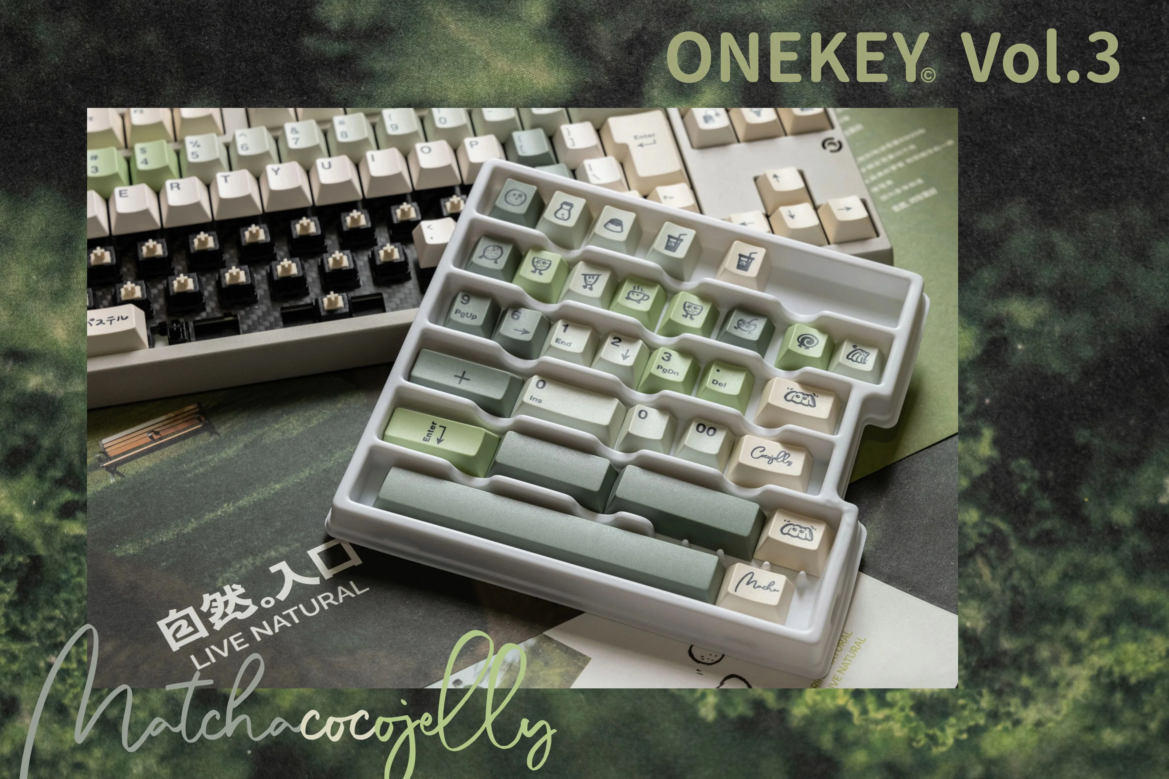 ONEKEY X TUT BUBBLE TEA CHERRY PROFILE KEYCAPS SET - Image 16