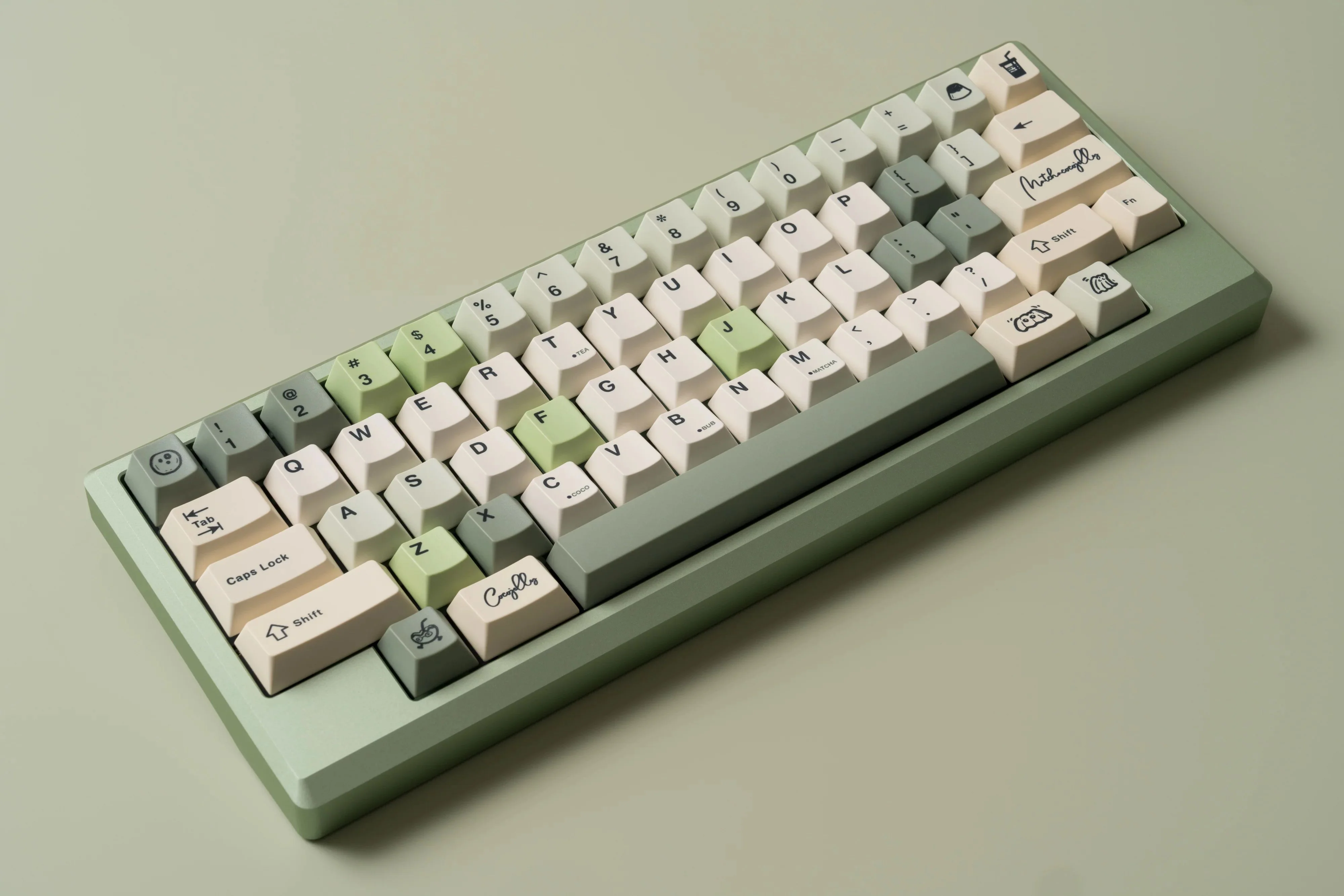 ONEKEY X TUT BUBBLE TEA CHERRY PROFILE KEYCAPS SET - Image 17