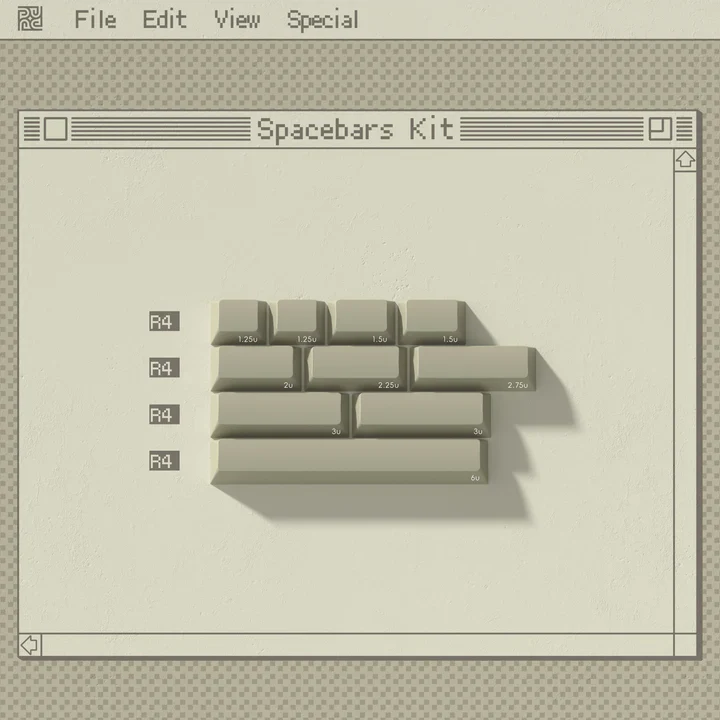 PBTfans 1984 PBT Dye-Sub Keycap Set R2 - Image 10