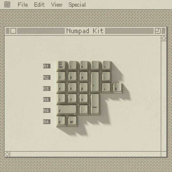 PBTfans 1984 PBT Dye-Sub Keycap Set R2 - Image 9