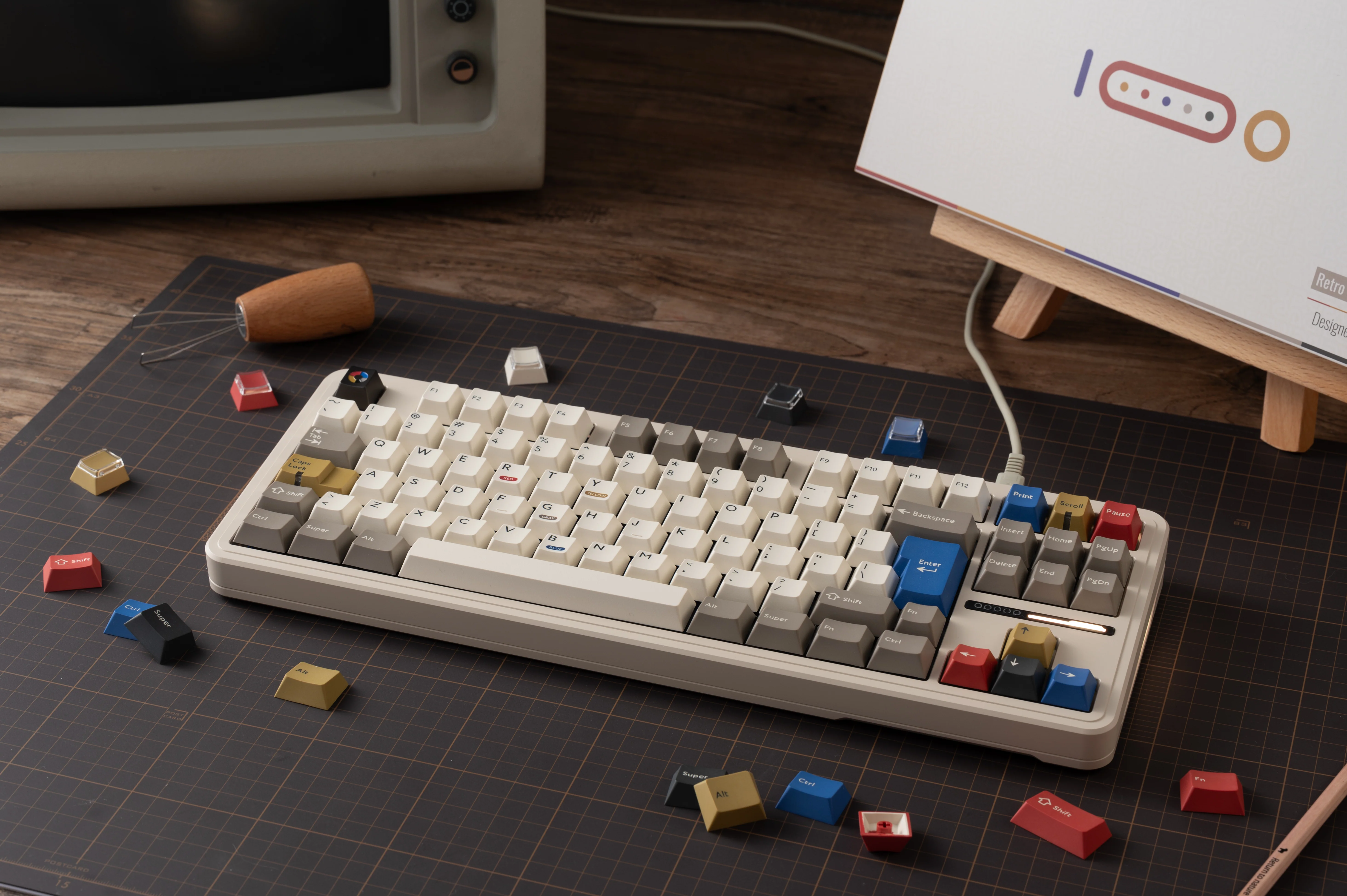 PBTfans Retro 100 Keycap Set - Image 16