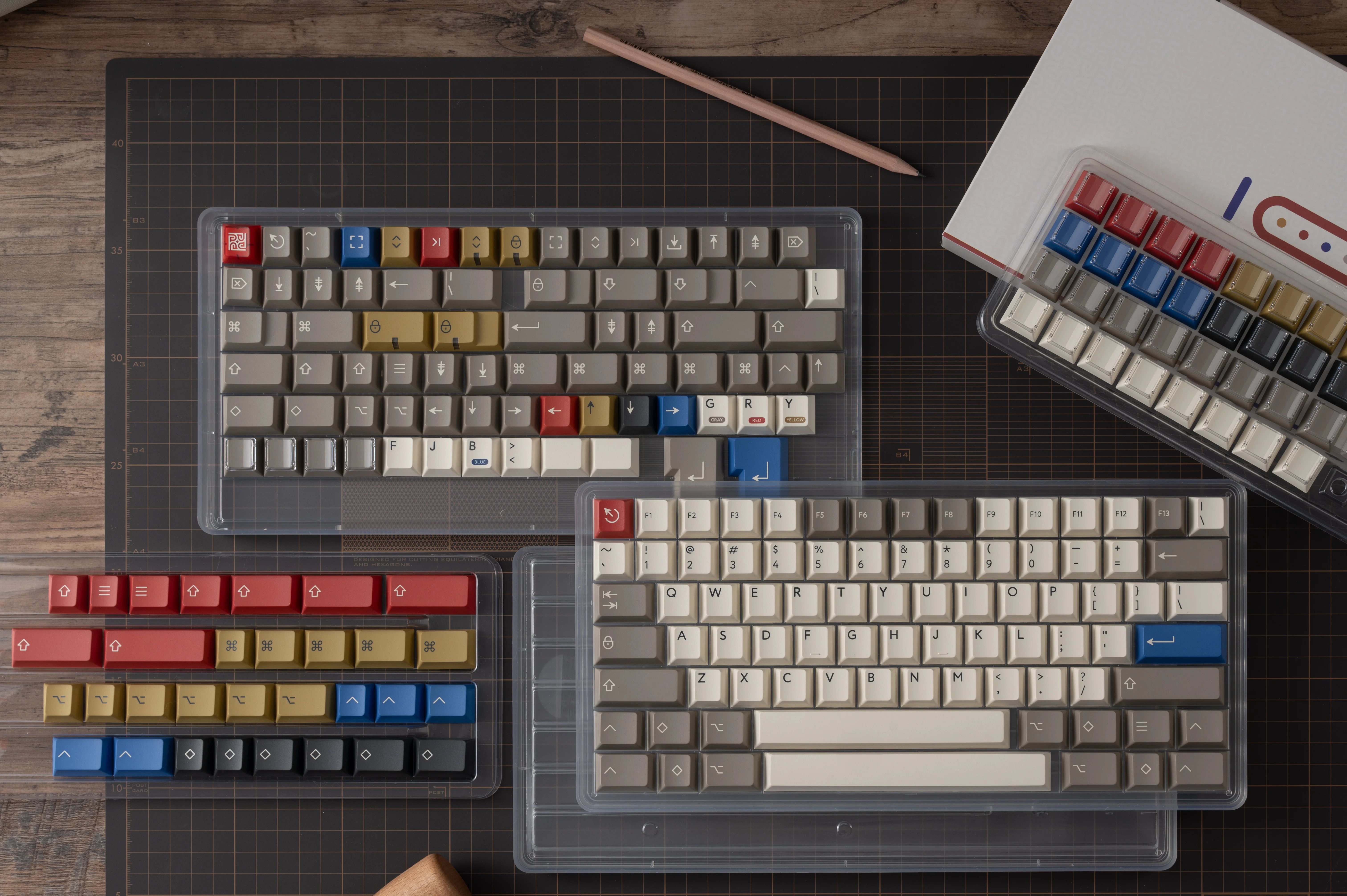 PBTfans Retro 100 Keycap Set - Image 3